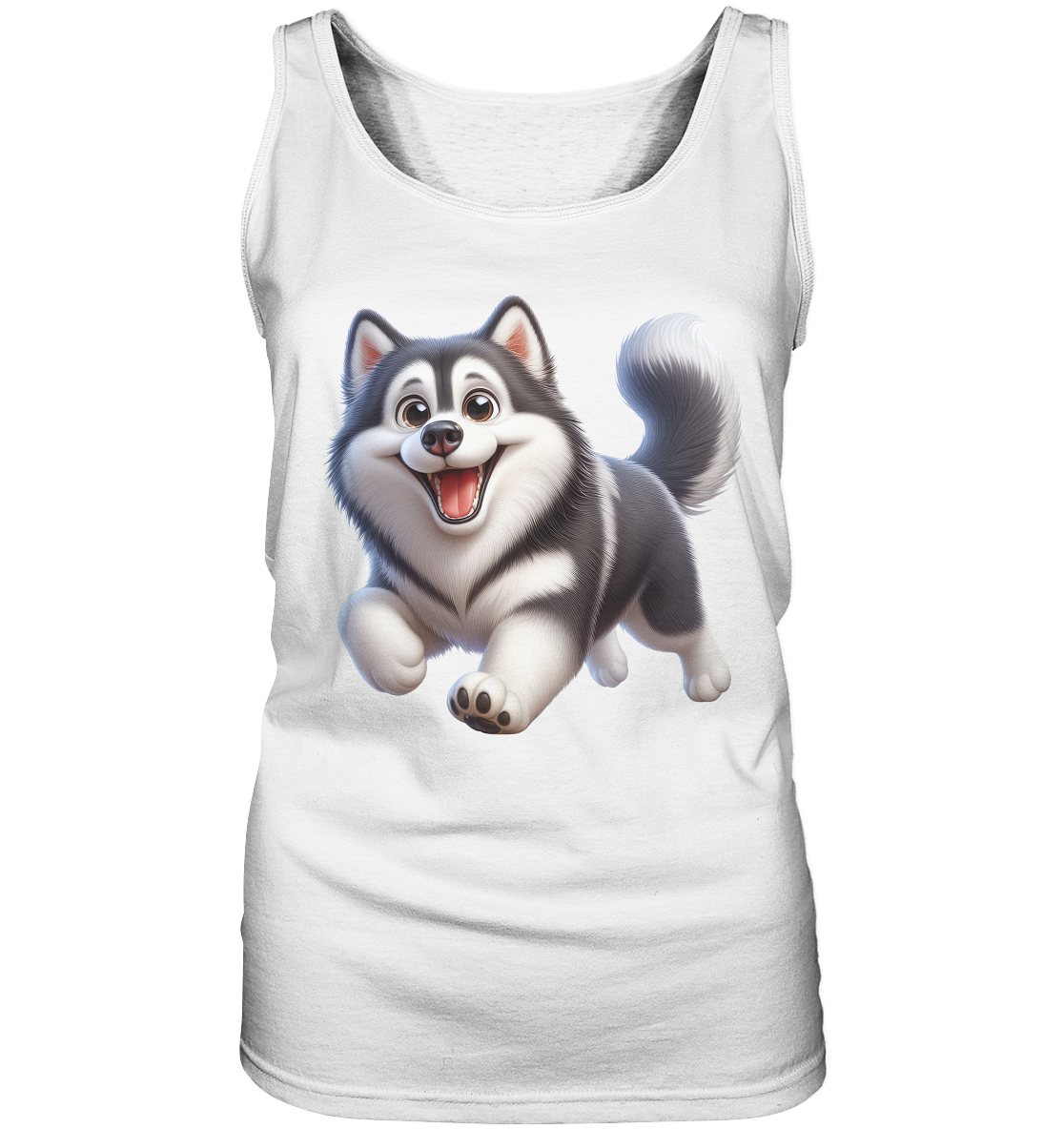 Husky Comic - personalisierbar - Ladies Tank-Top