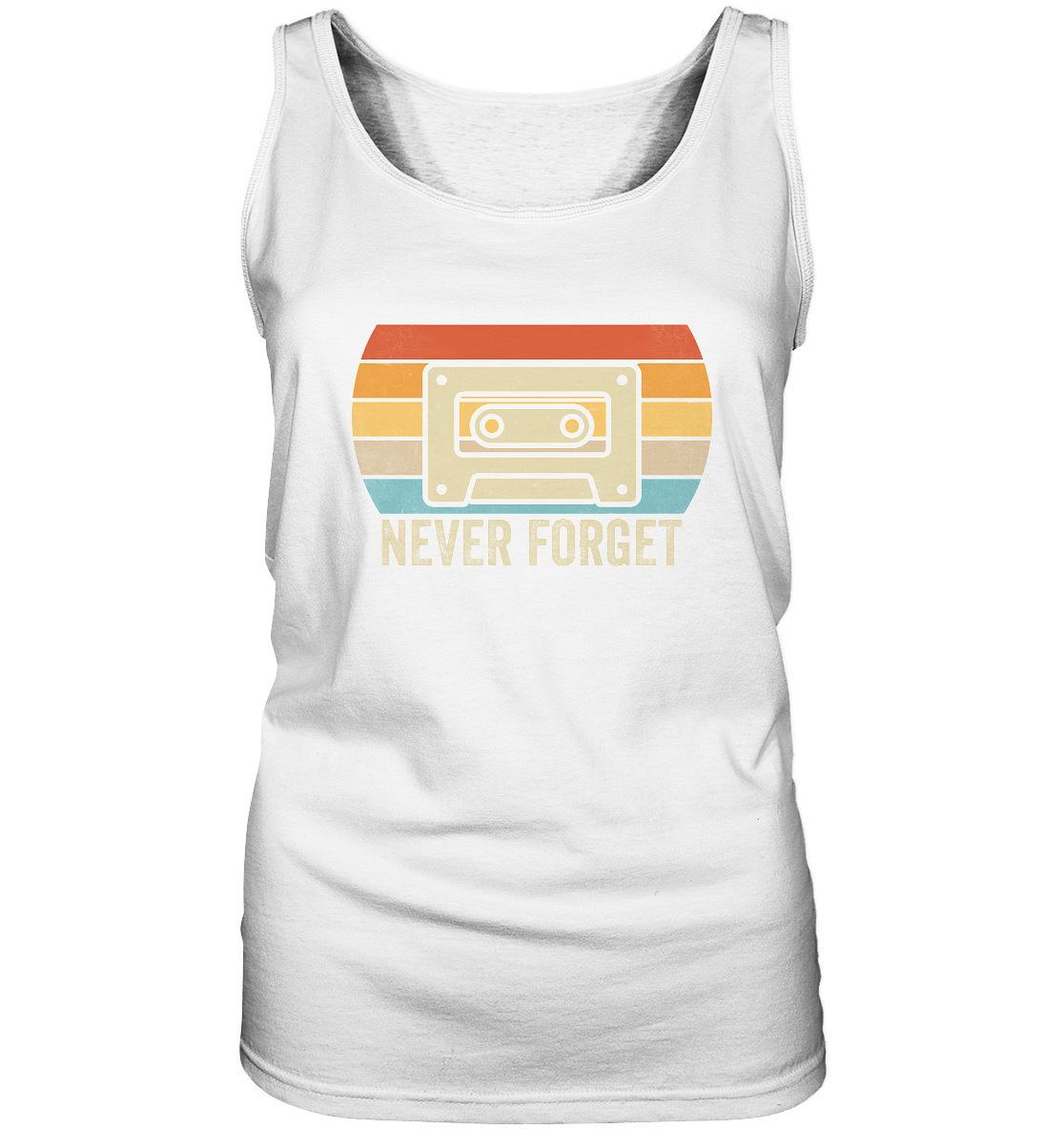 Never Forget Kassette 80's - Ladies Tank-Top