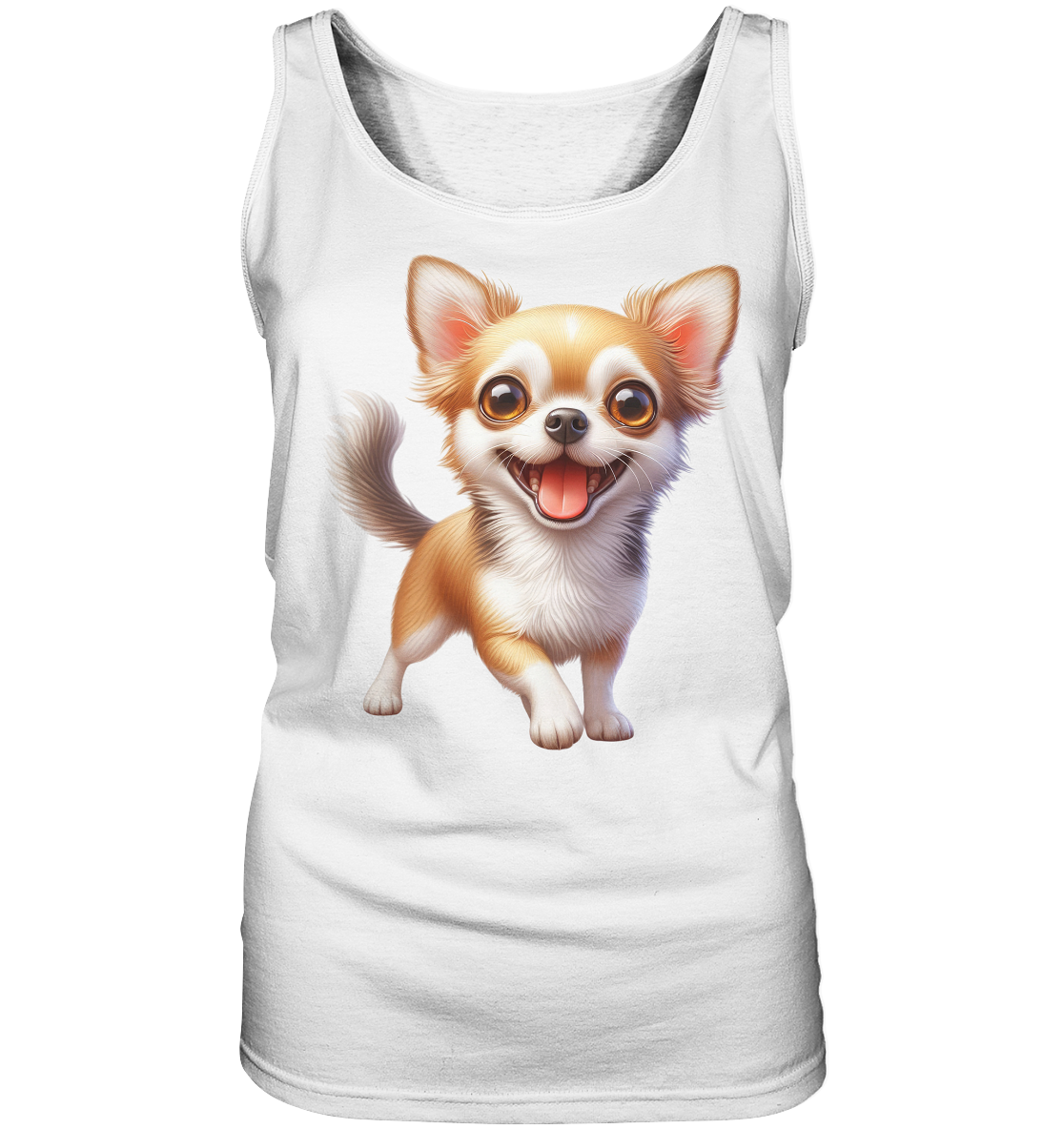 Chihuahua Cartoon - personalisierbar - Ladies Tank-Top