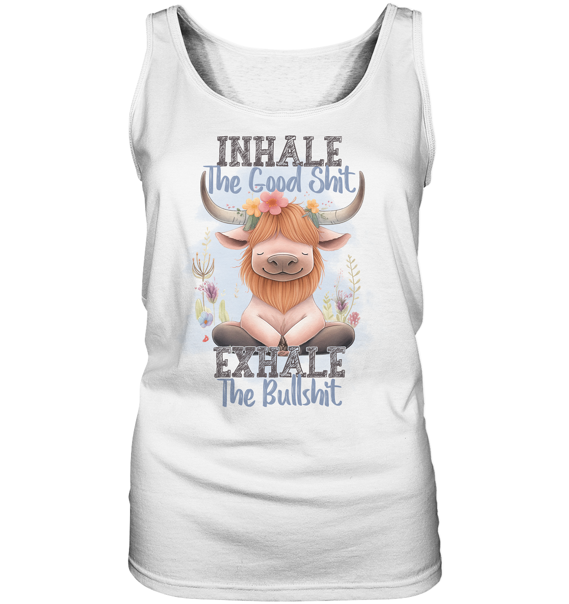 Yoga Highland Kuh - Ladies Tank-Top