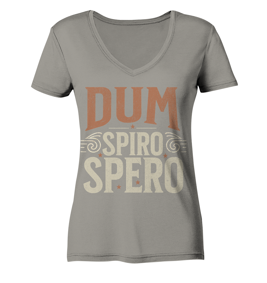 Dum Spiro Spero - Ladies V-Neck Shirt