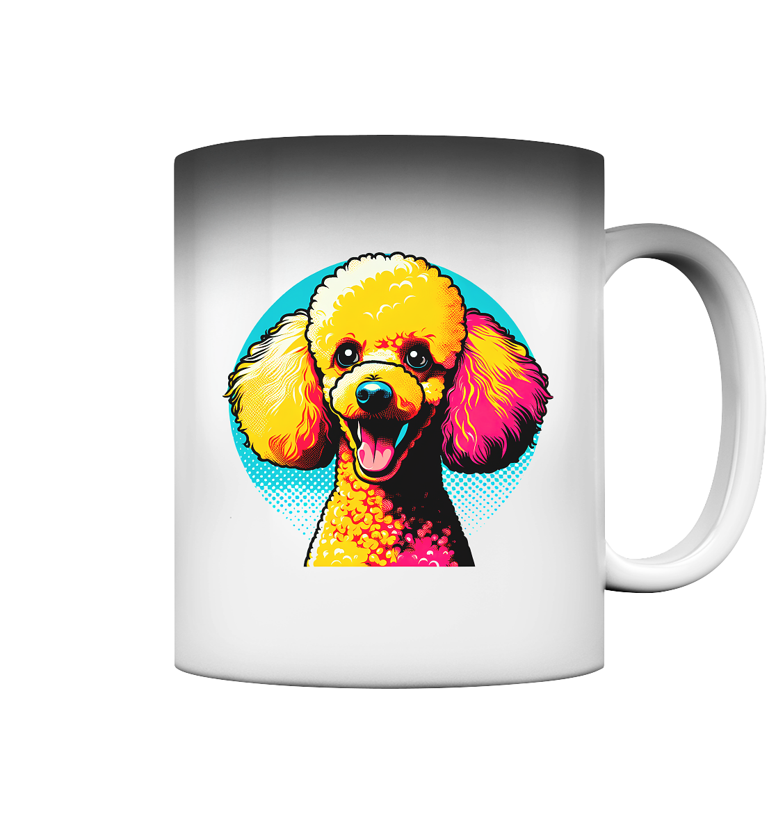 Pudel Pop Art - personalisierbar - Magic Mug