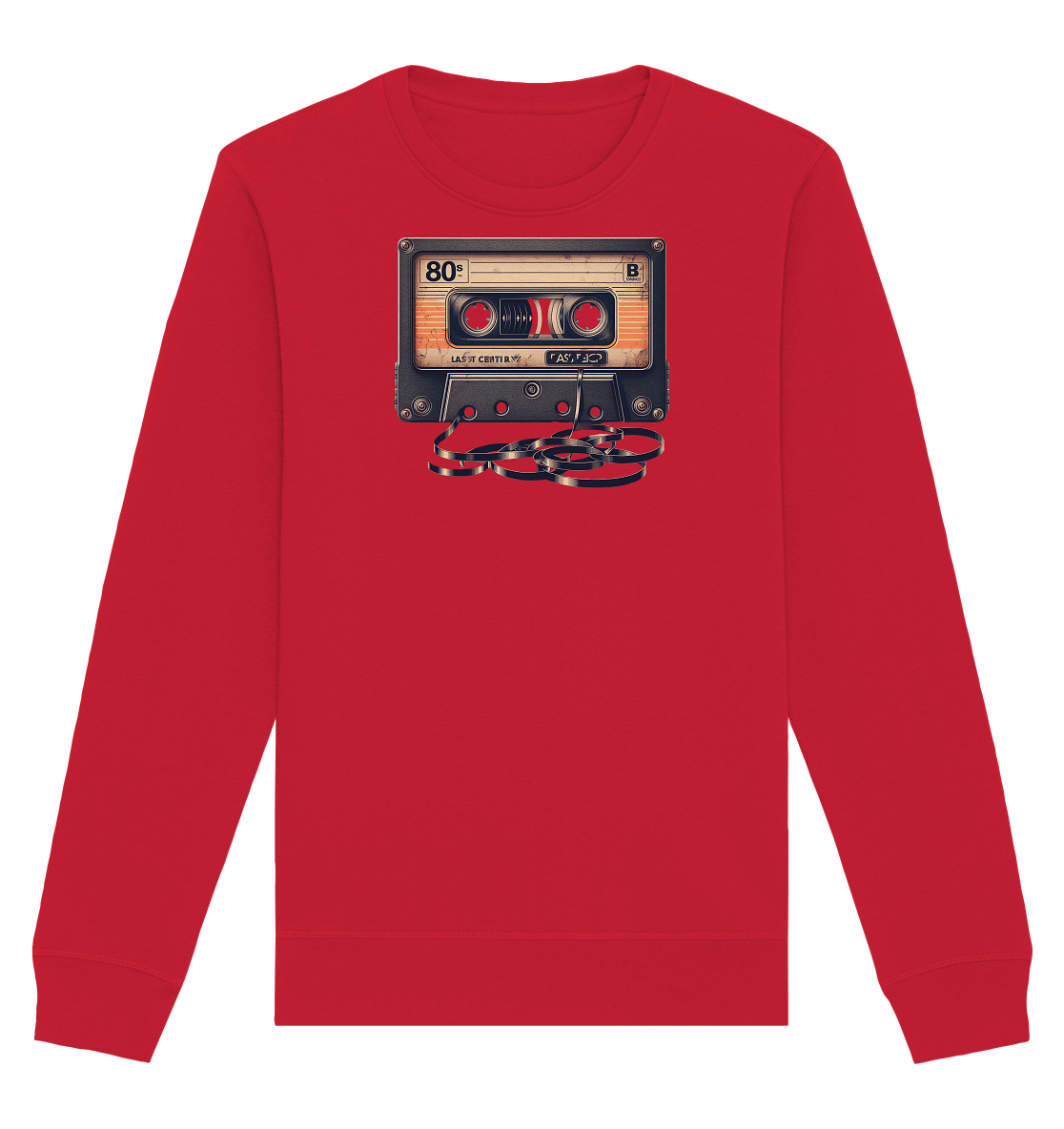 80s Kassettentape - Organic Basic Unisex Sweatshirt