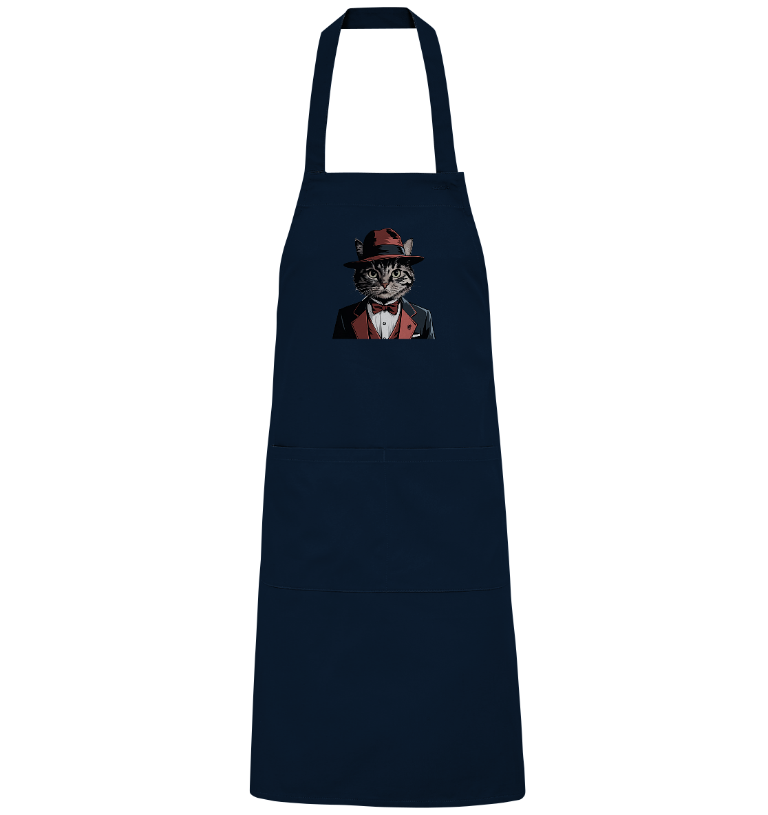 Godfather Catmother Katze Mafia - personalisierbar  - Organic Grillschürze