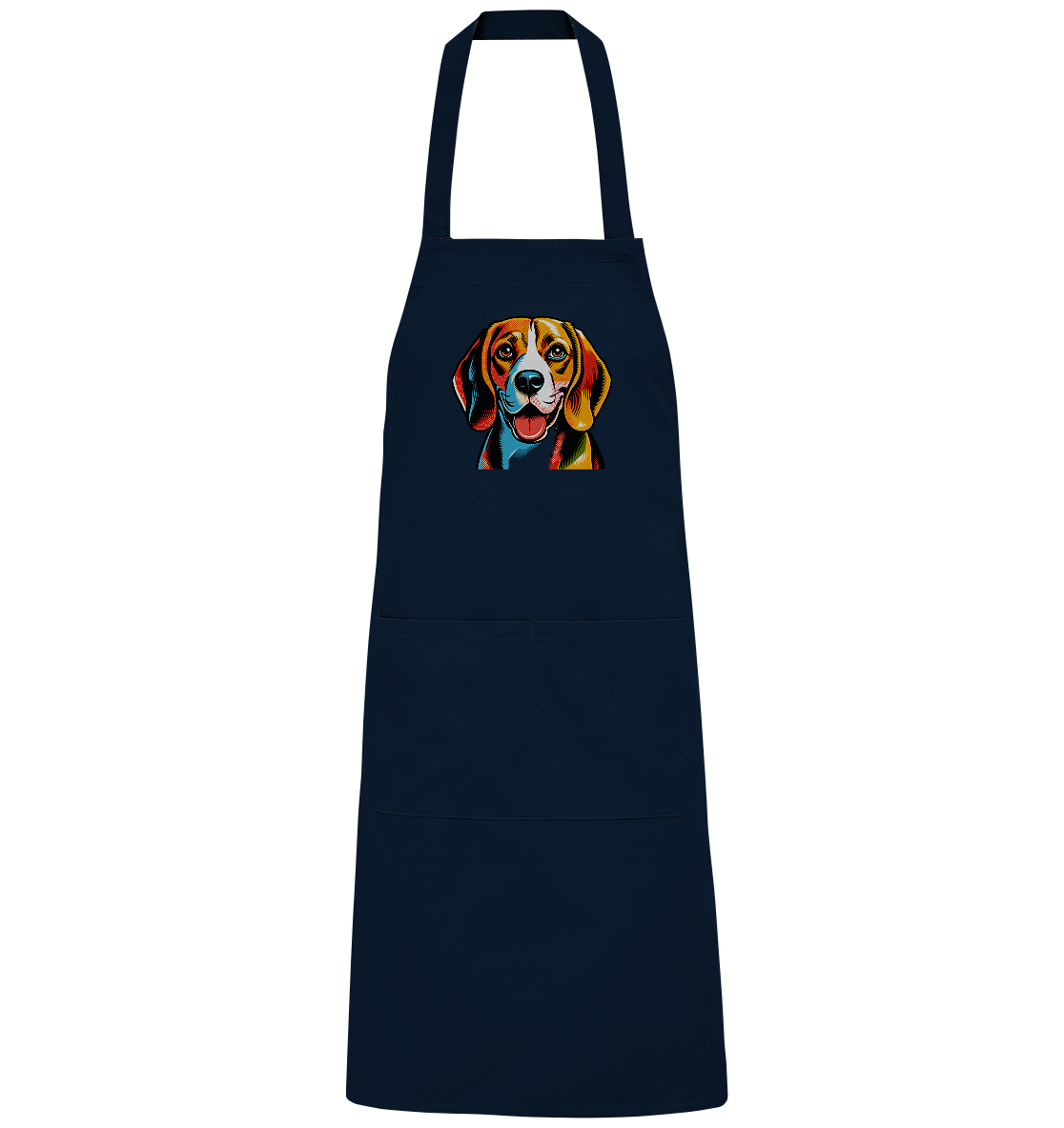 Beagle Pop Art - Personalisierbar - Organic Grillschürze