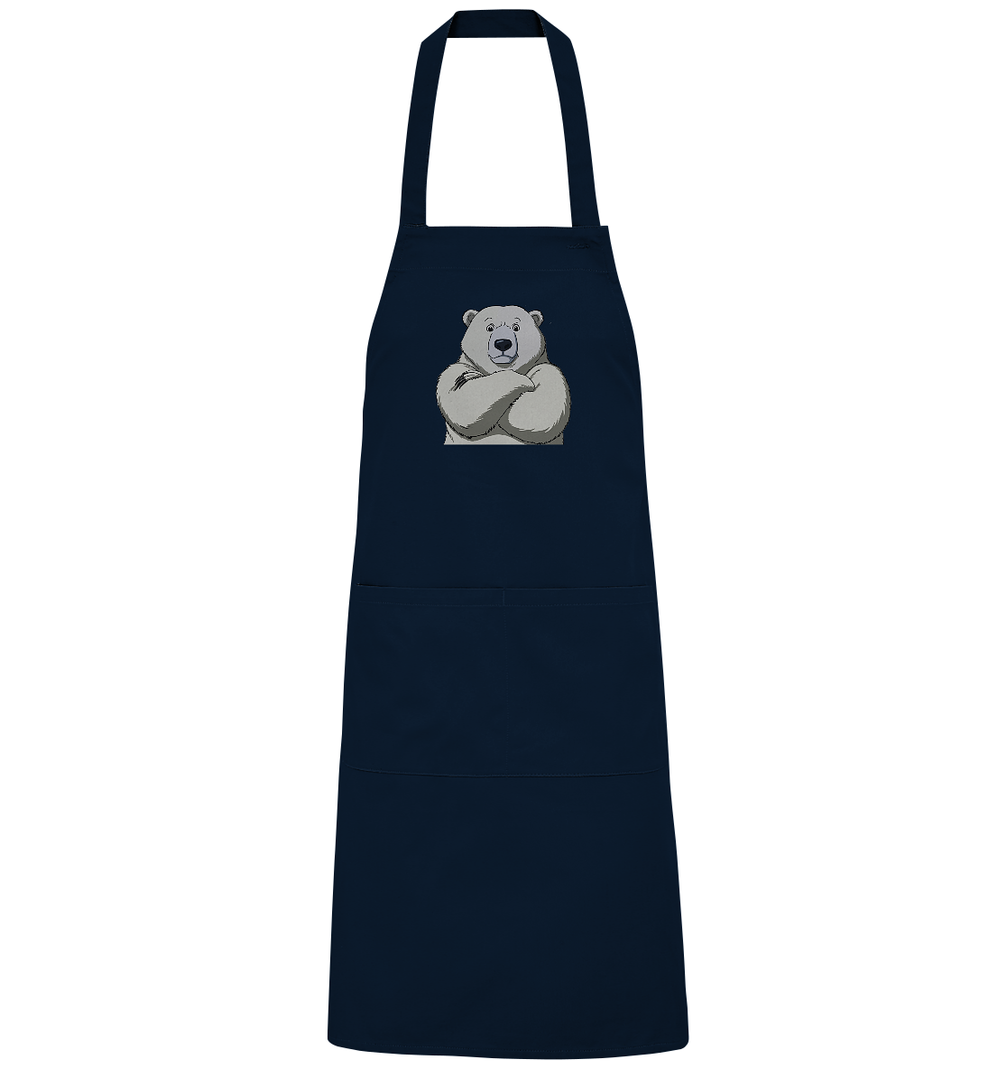 Cooler Eisbär - Organic Grillschürze