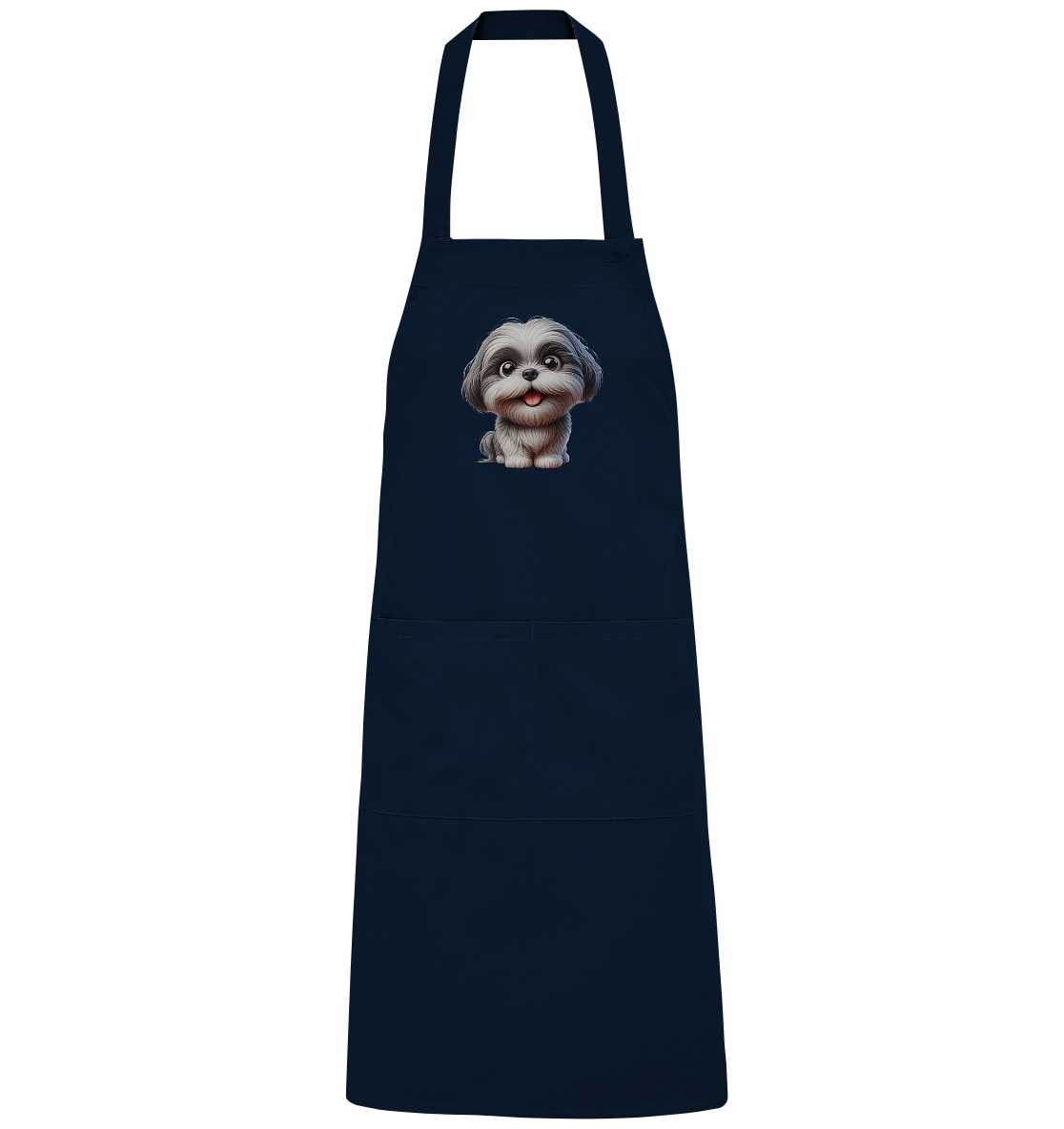 Shih Tzu Cartoon Dog - personalisierbar - Organic Grillschürze