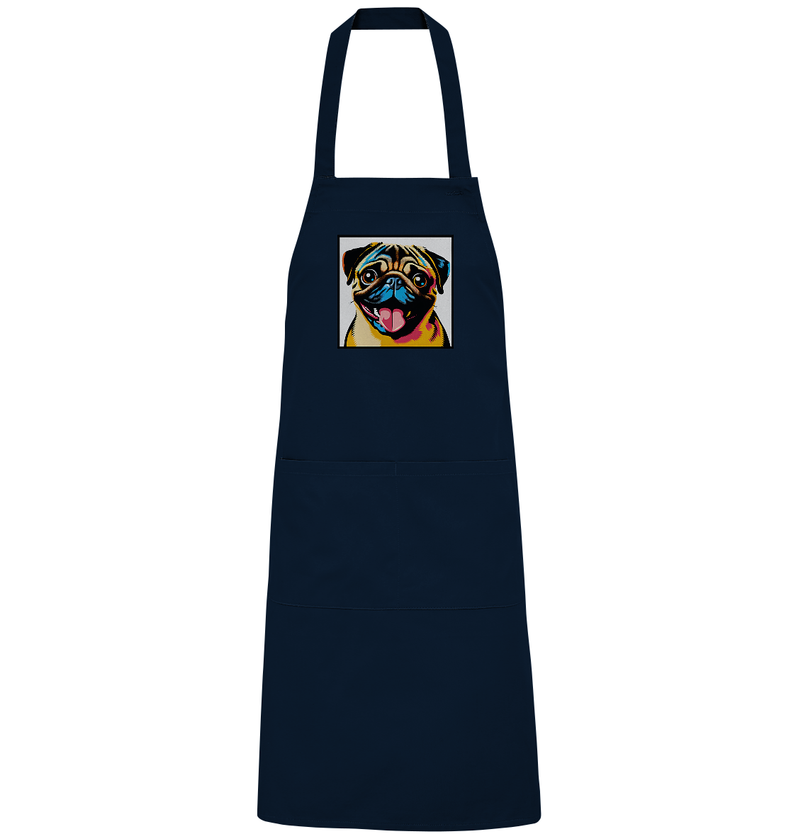 Mops Pop Art - Organic Grillschürze