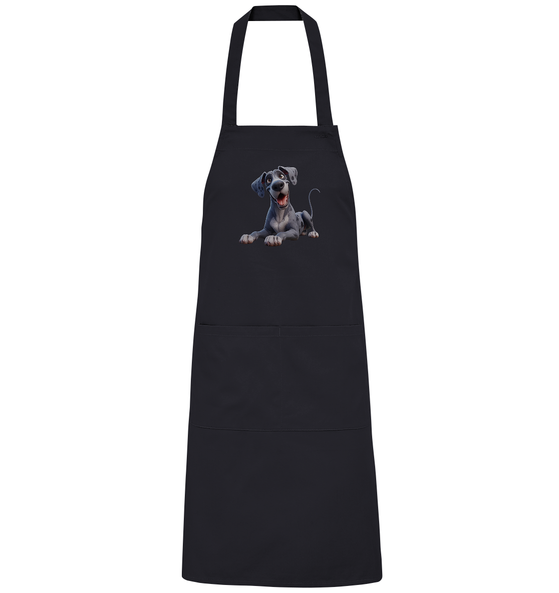 Dänische Dogge - personalisierbar - Organic Grillschürze