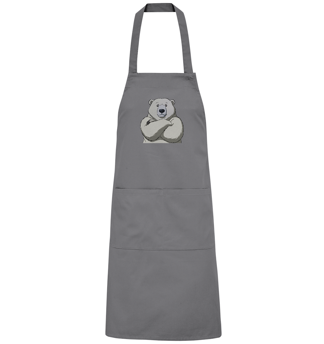 Cooler Eisbär - Organic Grillschürze