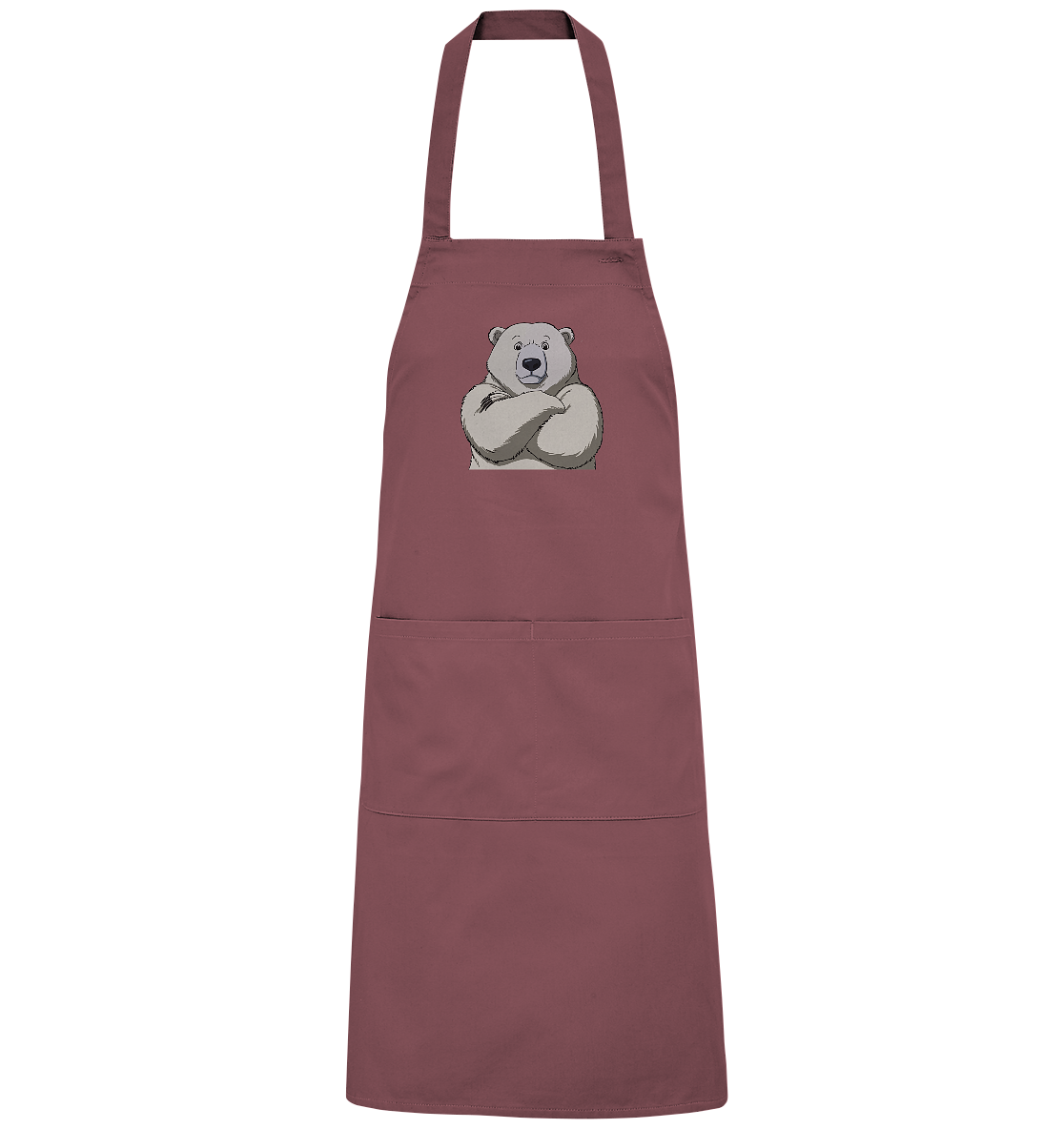 Cooler Eisbär - Organic Grillschürze