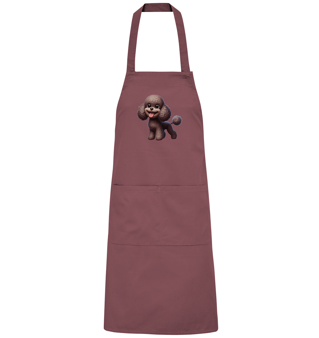Pudel Comic - personalisierbar - Organic Grillschürze