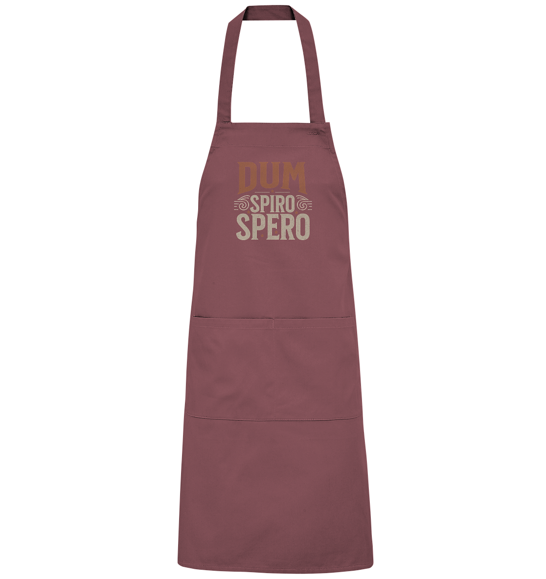 Dum Spiro Spero - Solange ich atme, hoffe ich - Organic Grillschürze