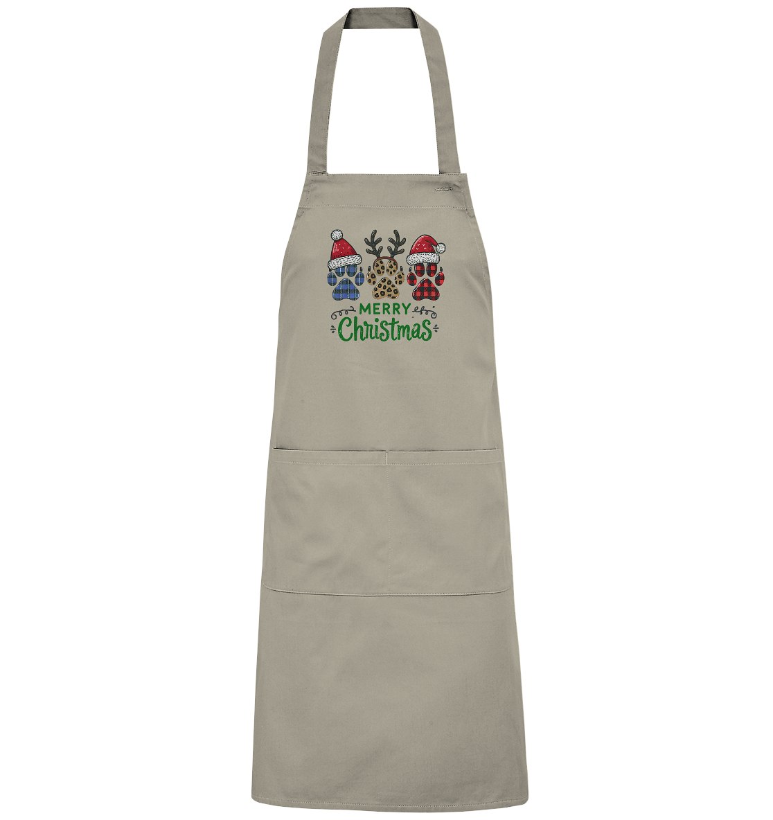 Paw Merry Christmas  - Organic Grillschürze