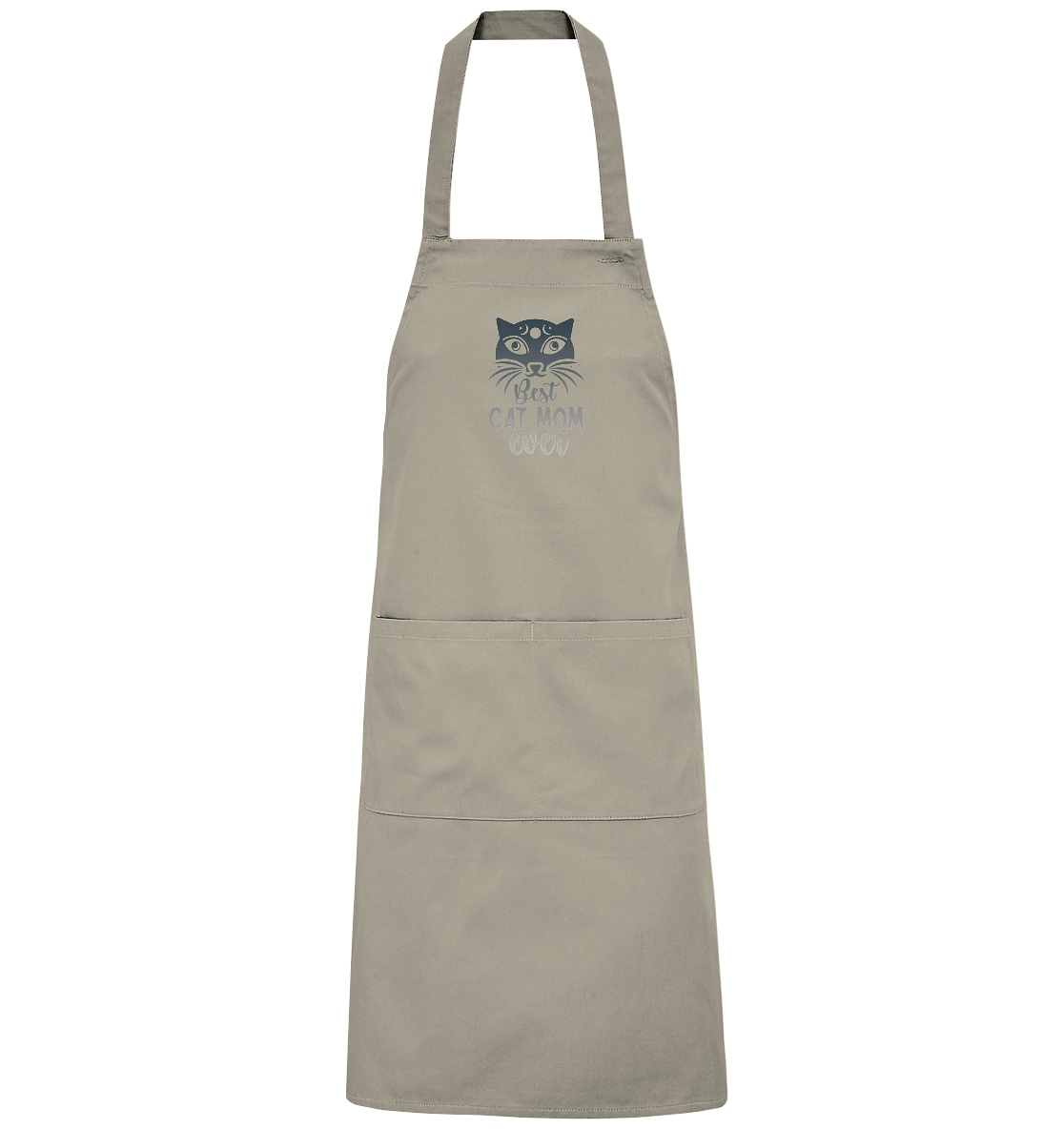 Best Cat Mum ever personalisierbar - Organic Grillschürze