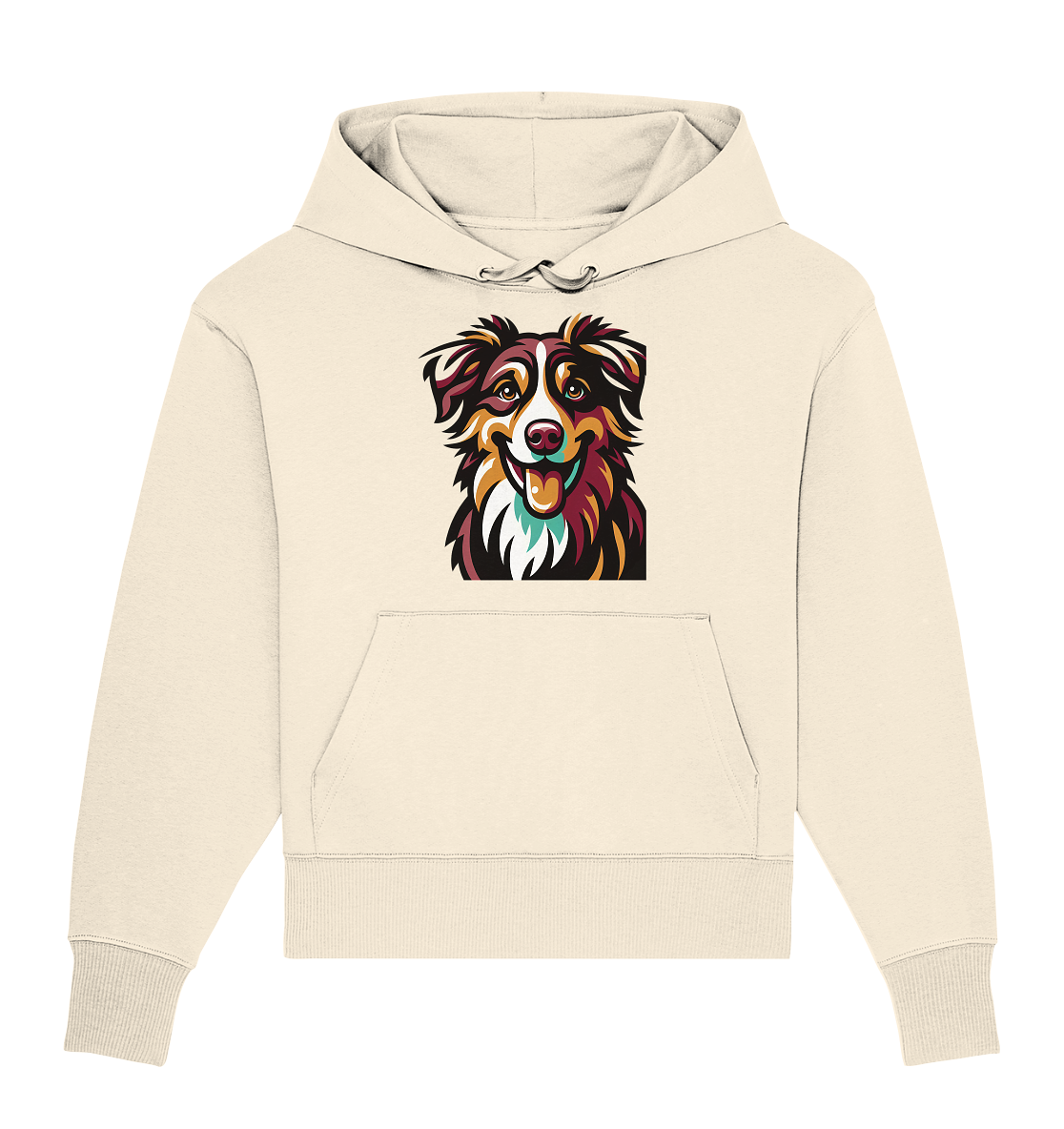 Australian Shepherd Hund - personalisierbar - Organic Oversize Hoodie