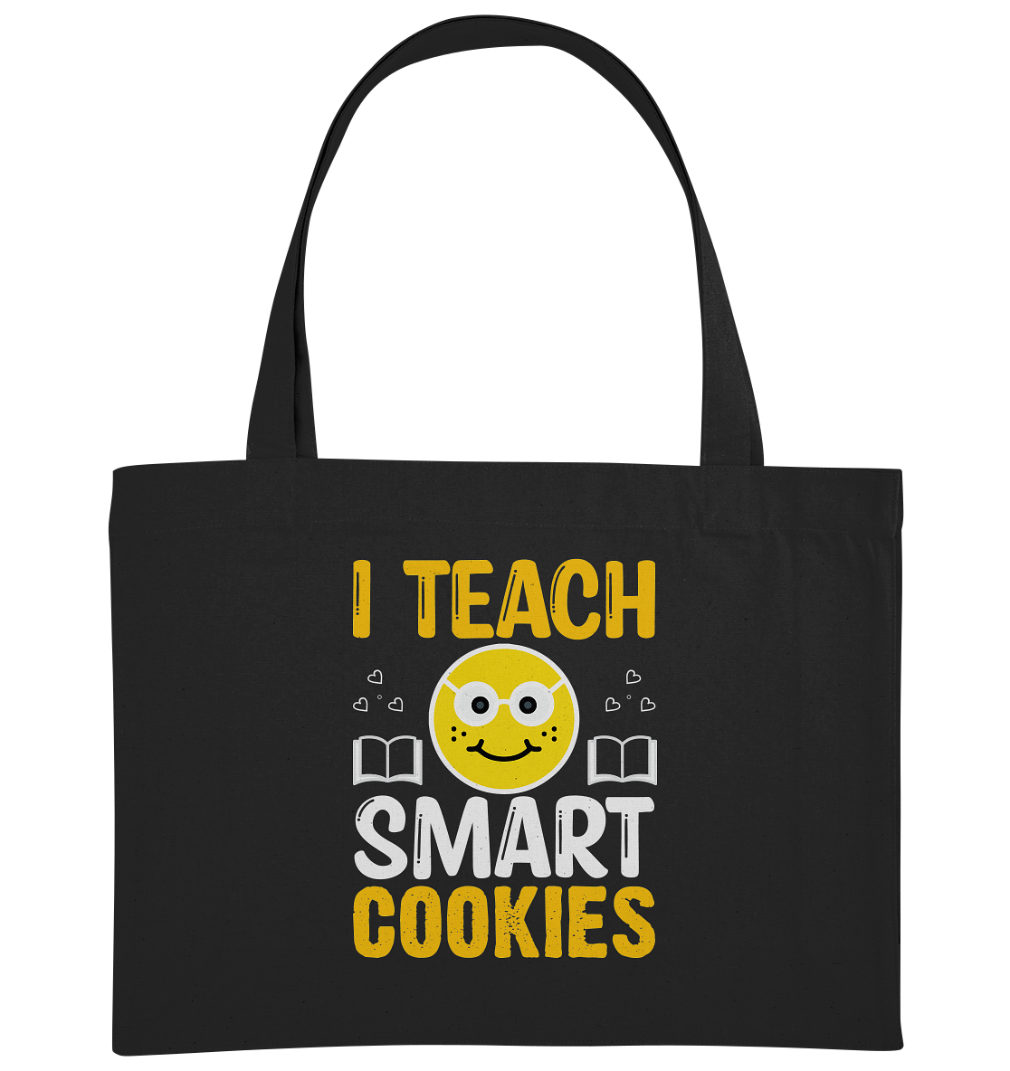 Lehrer I teach smart Cookies - Organic Shopping-Bag