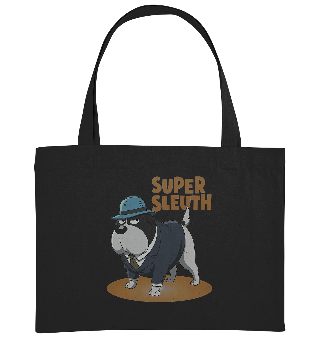 Hund Super Sleuth Detektiv - Organic Shopping-Bag