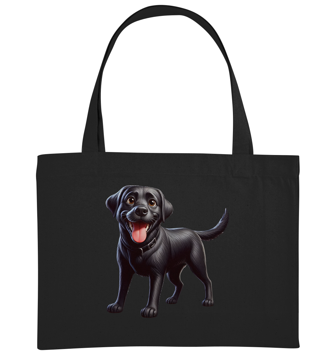 Cartoon Labrador Retreiver - personalisierbar - Organic Shopping-Bag