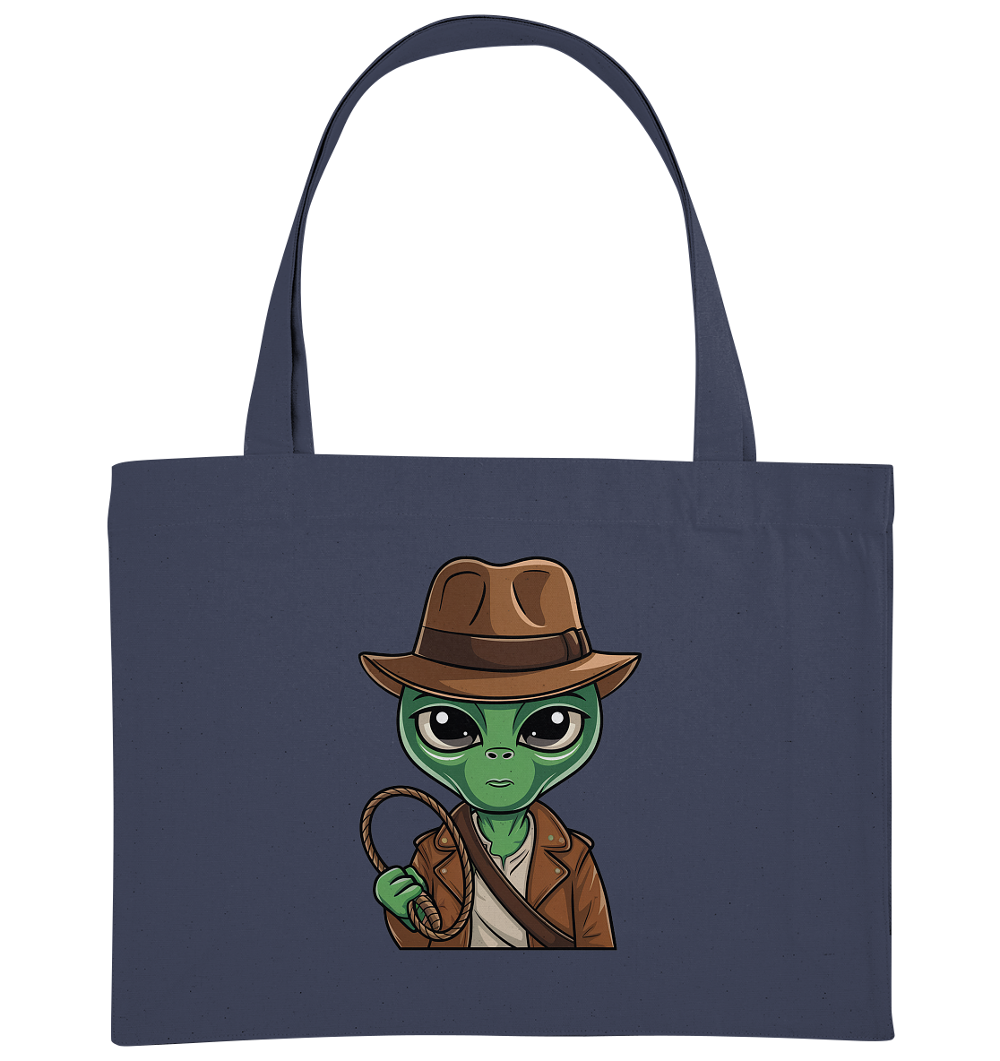 Alien Abenteurer Cartoon - Organic Shopping-Bag