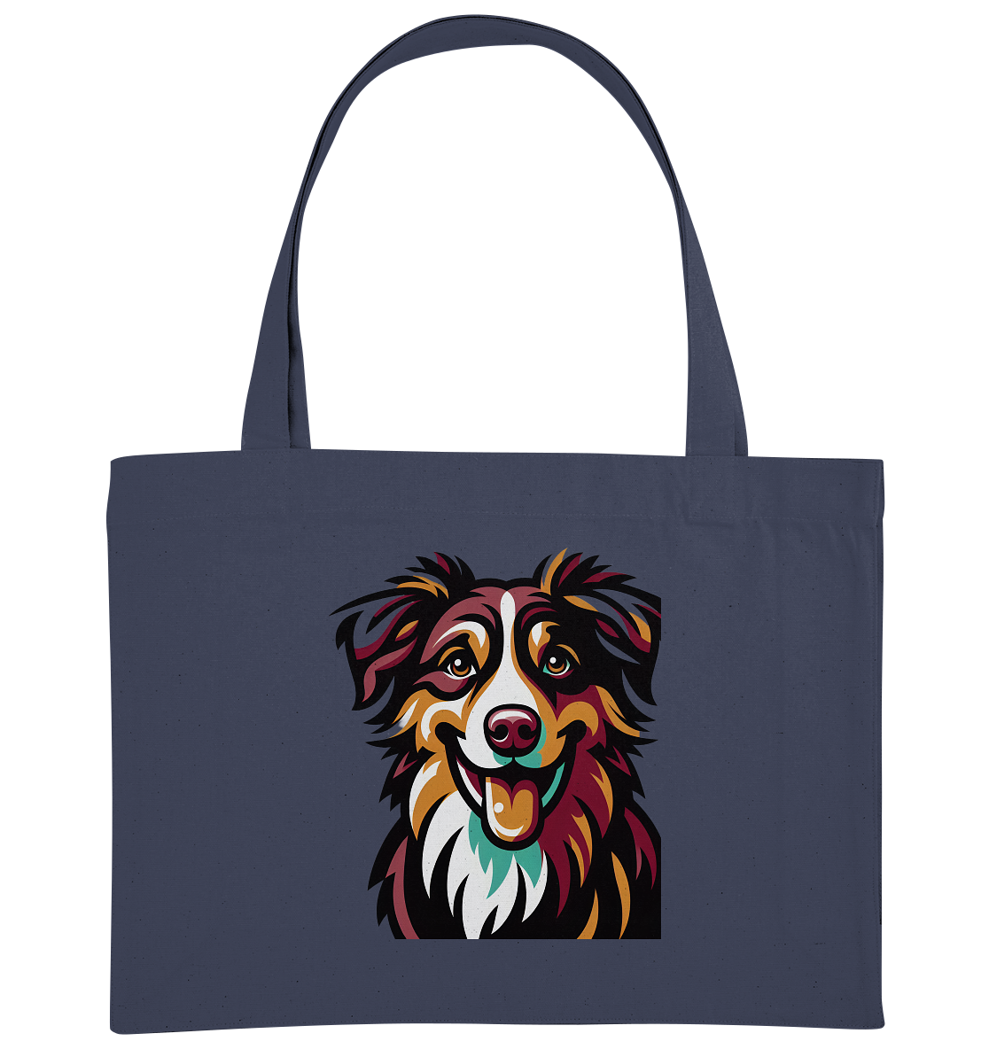 Australian Shepherd Hund - personalisierbar - Organic Shopping-Bag