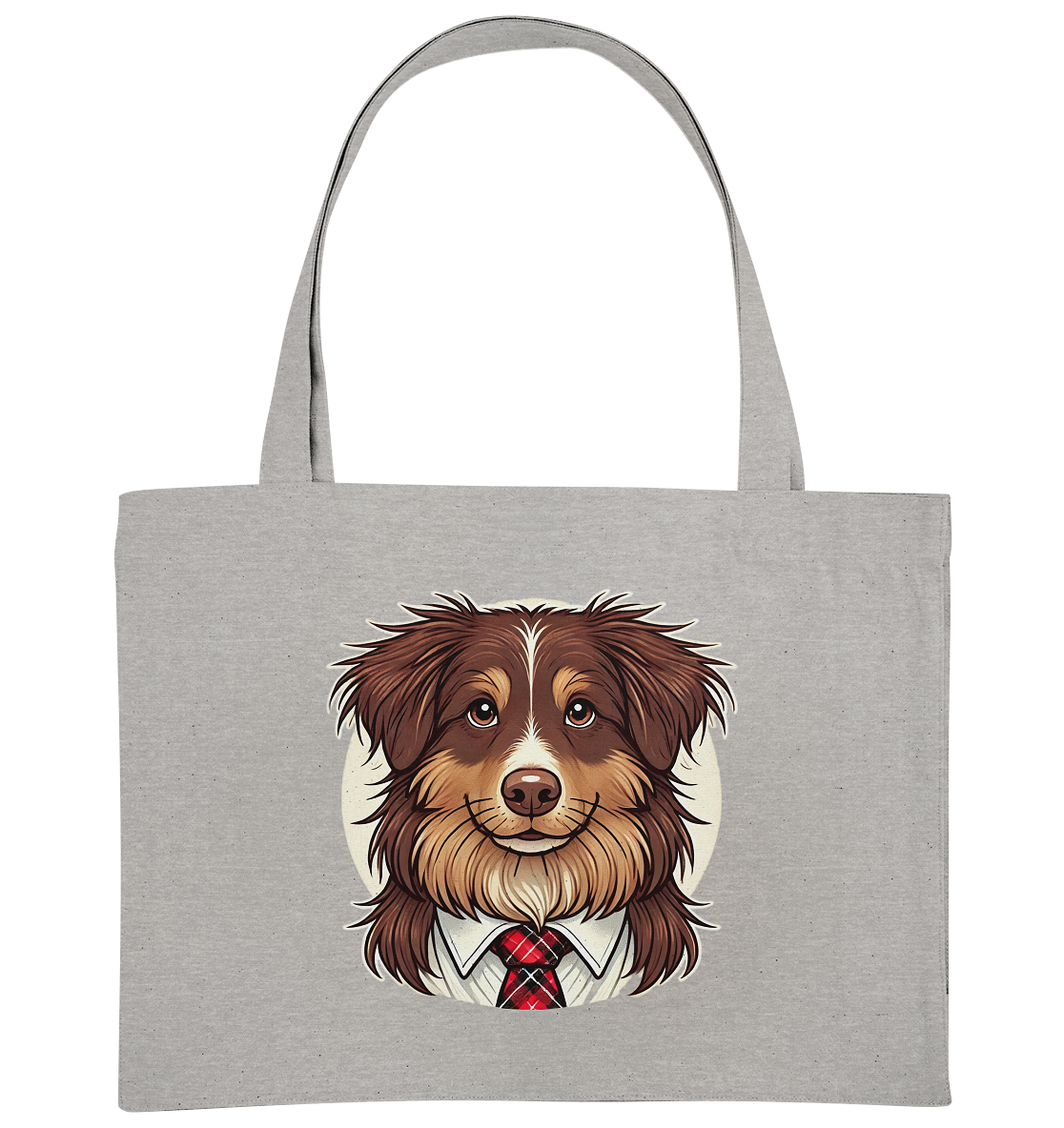 Cartoon Australian Shepherd  - Organic Shopping-Bag