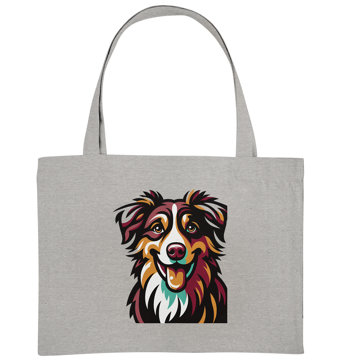 Australian Shepherd Hund - personalisierbar - Organic Shopping-Bag