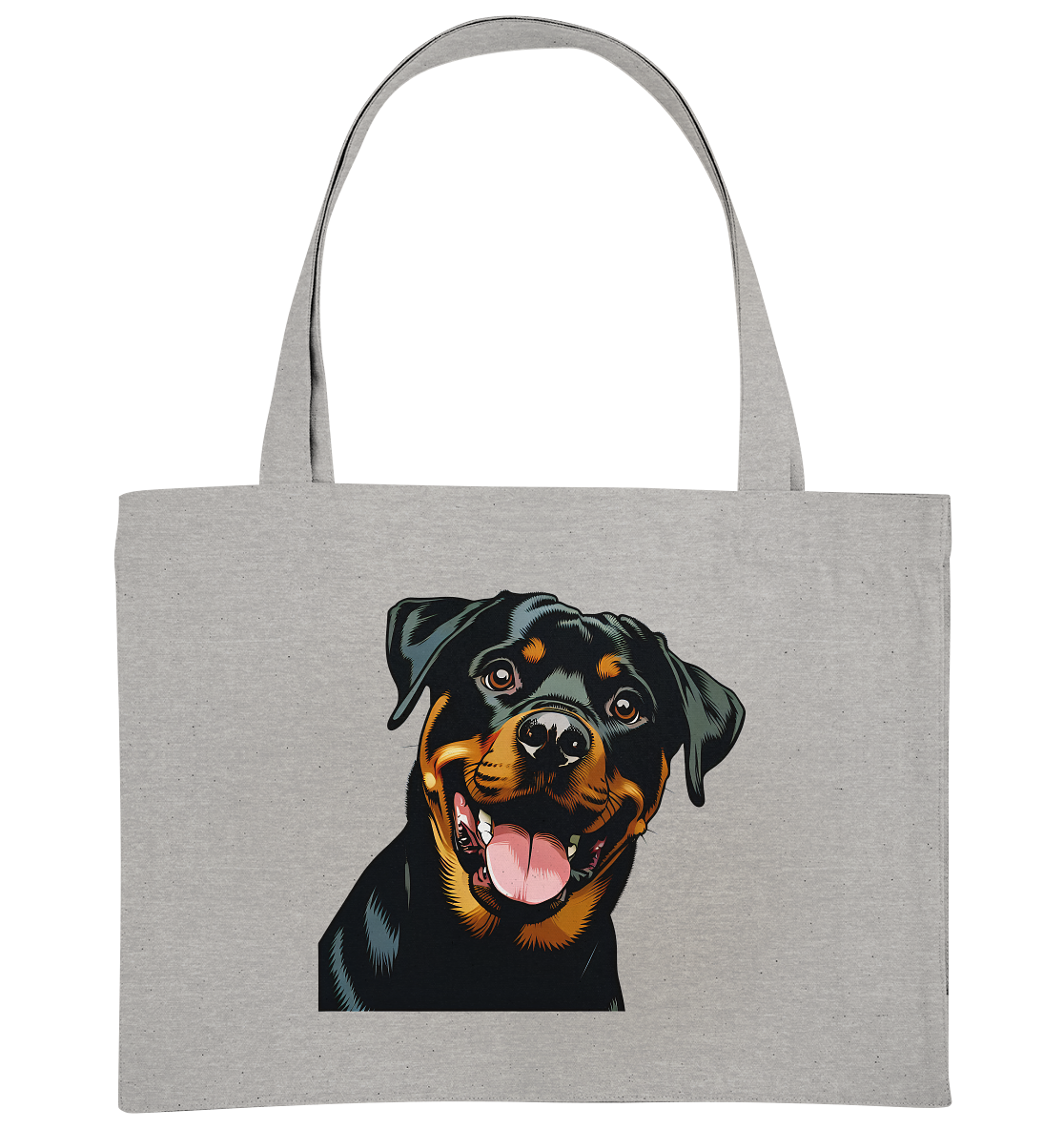 Rottweiler  Comic - personalisierbar - Organic Shopping-Bag