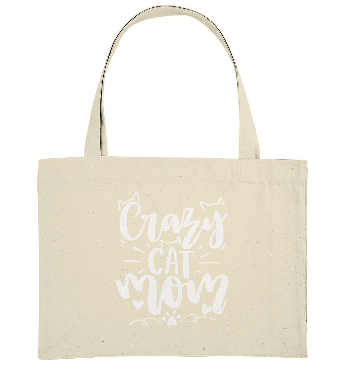 Crazy cat Mom - Organic Shopping-Bag