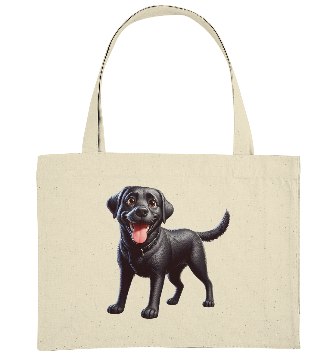 Cartoon Labrador Retreiver - personalisierbar - Organic Shopping-Bag