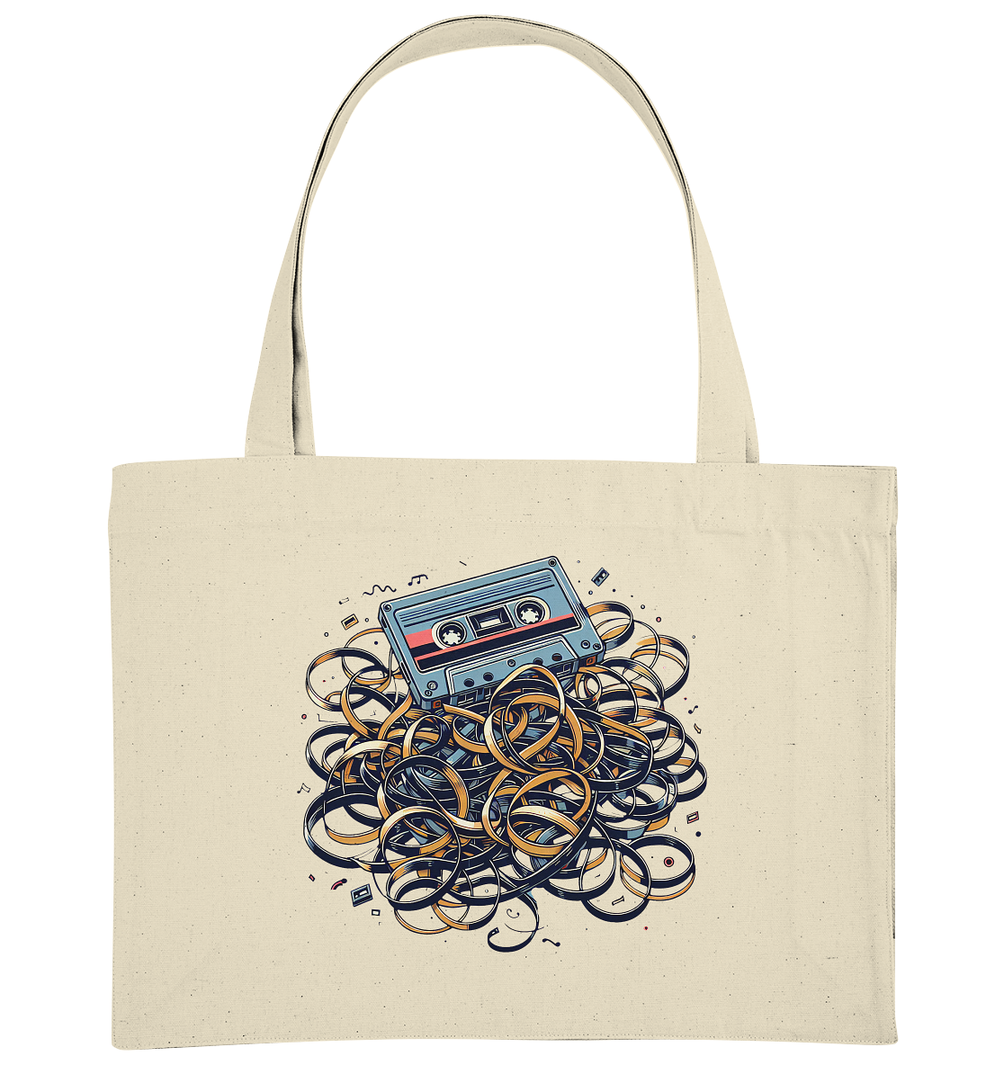 80s Kasettentape - Organic Shopping-Bag