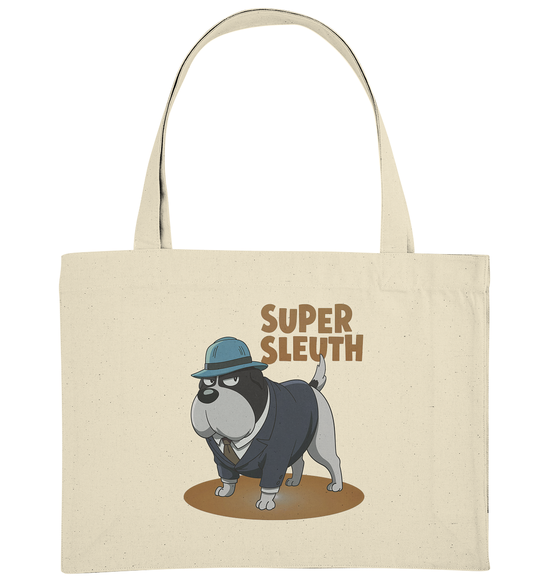 Hund Super Sleuth Detektiv - Organic Shopping-Bag