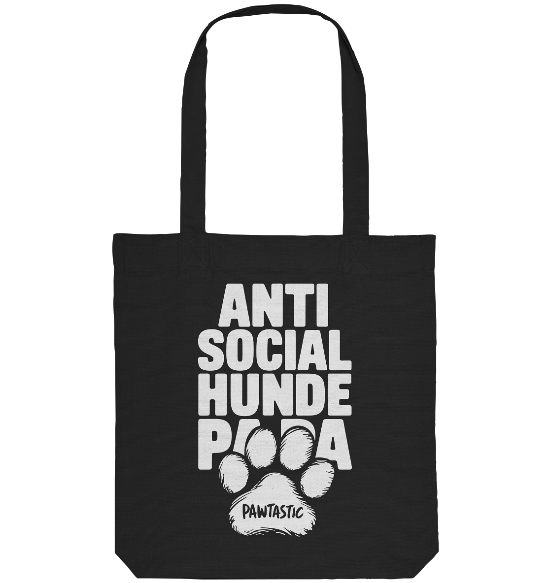 Anti Social Hunde Papa - Organic Tote-Bag