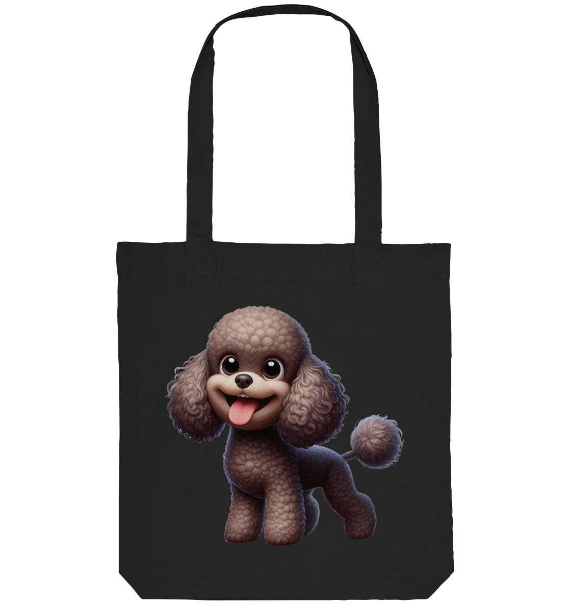 Pudel Comic - personalisierbar - Organic Tote-Bag