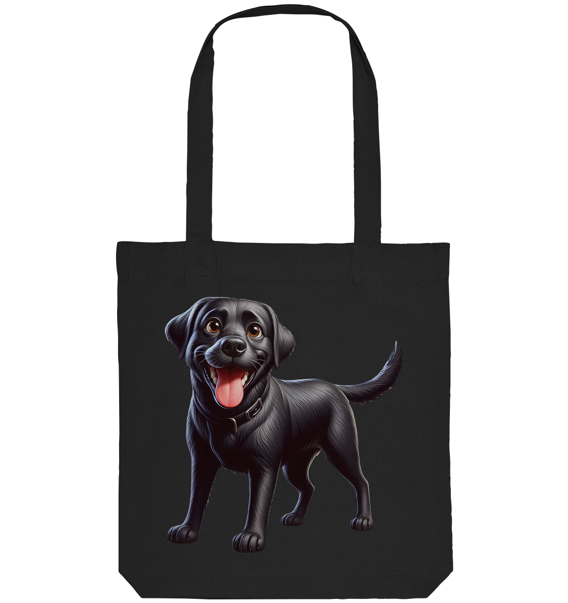 Cartoon Labrador Retreiver - personalisierbar - Organic Tote-Bag