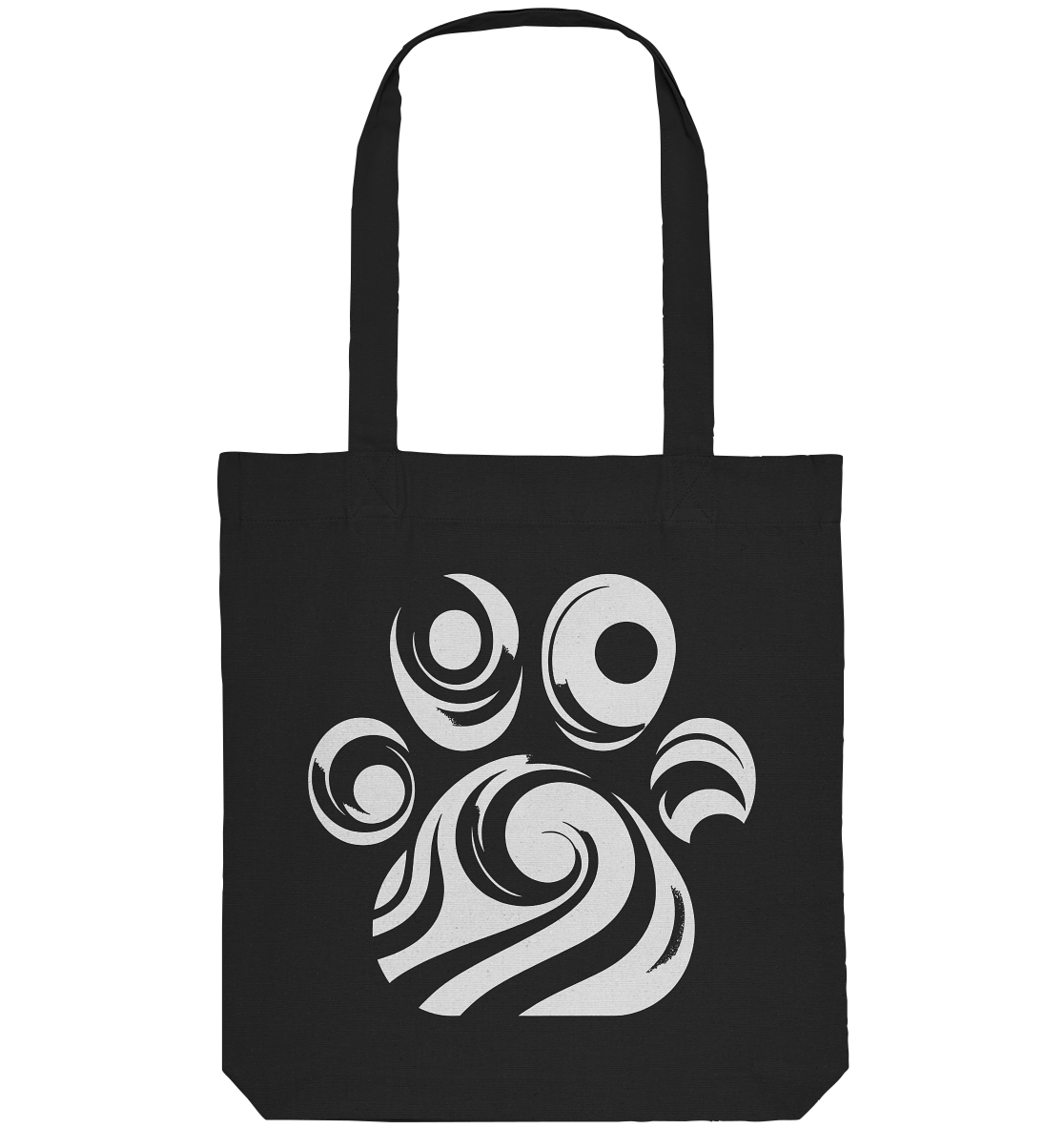 Pfote Design modern und abstrakt - Organic Tote-Bag