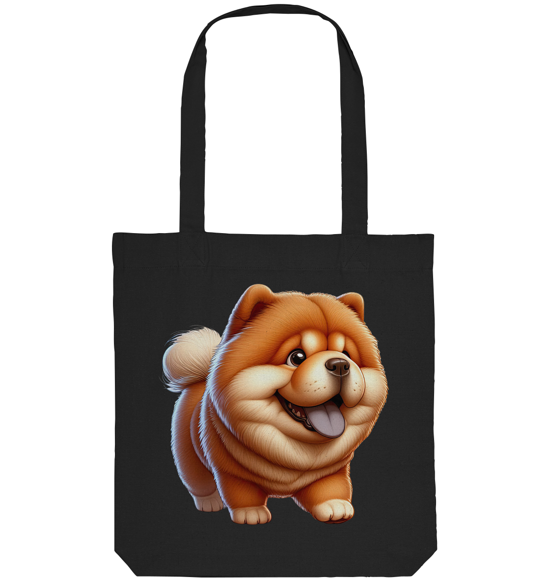 Chow Chow Cartoon Hund - personalisierbar - Organic Tote-Bag