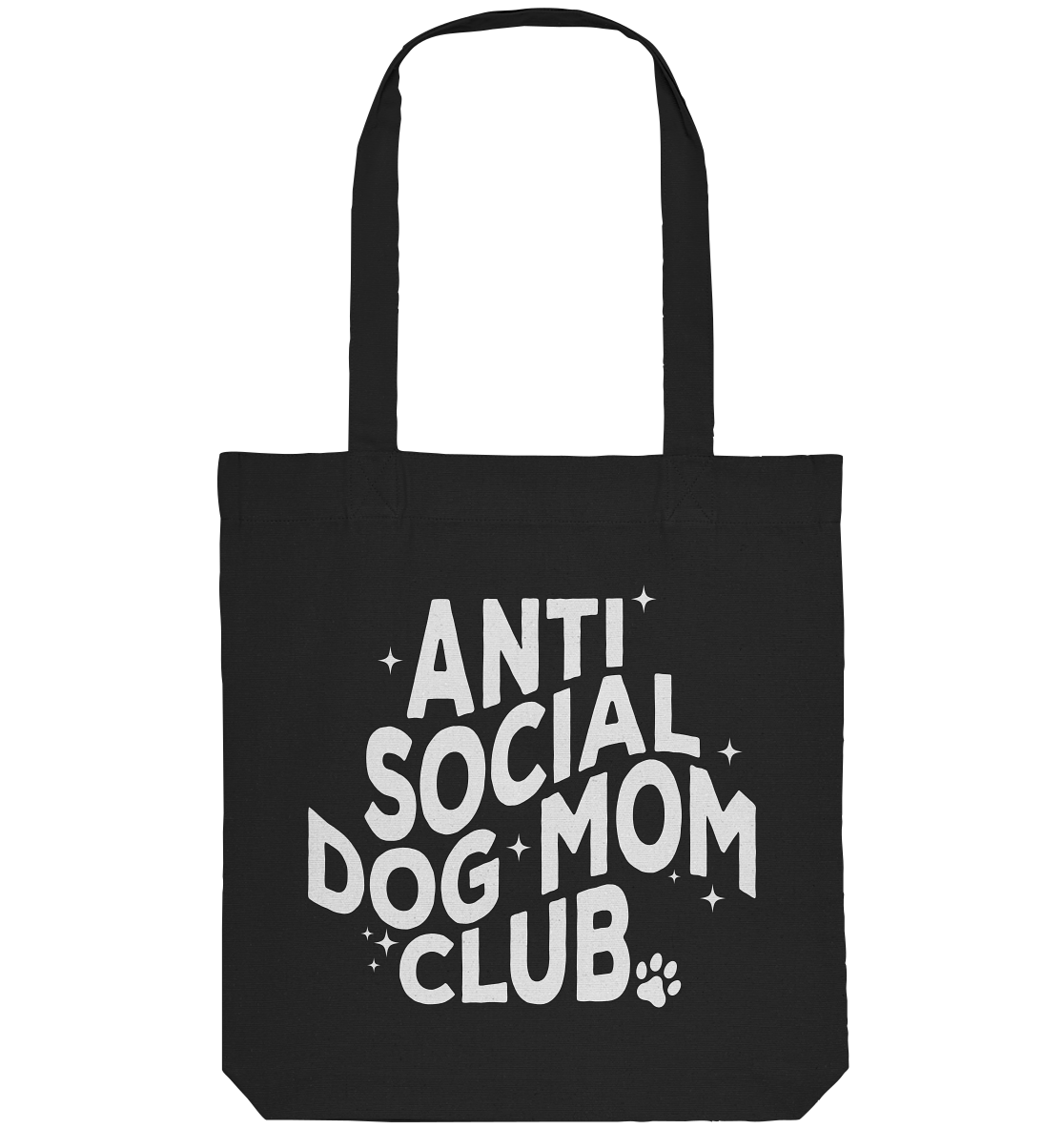 Anti Social Dog Mom Club - Organic Tote-Bag