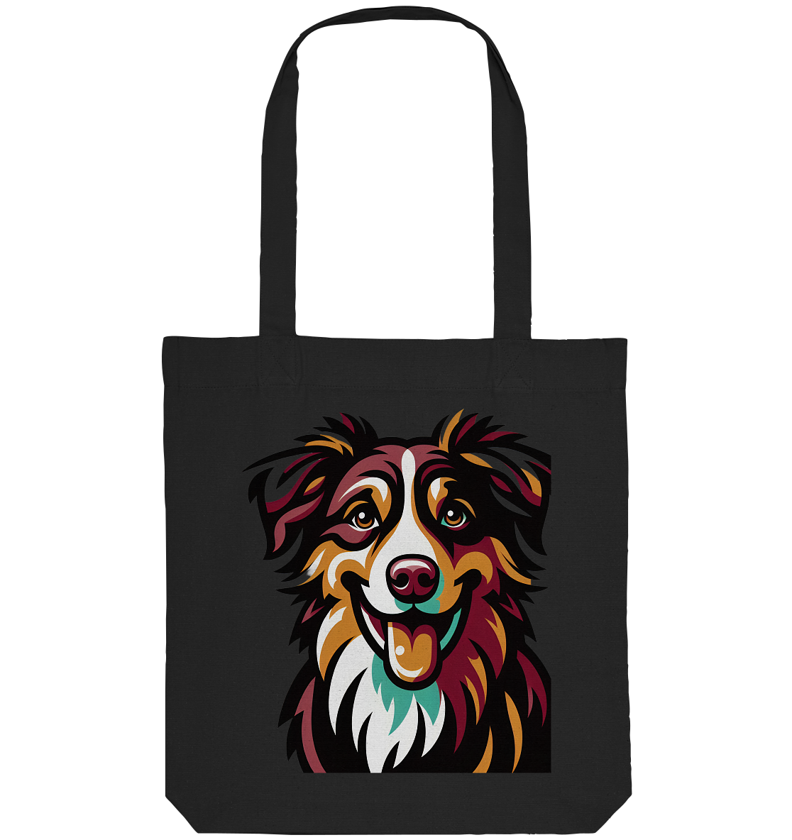 Australian Shepherd Hund - personalisierbar - Organic Tote-Bag