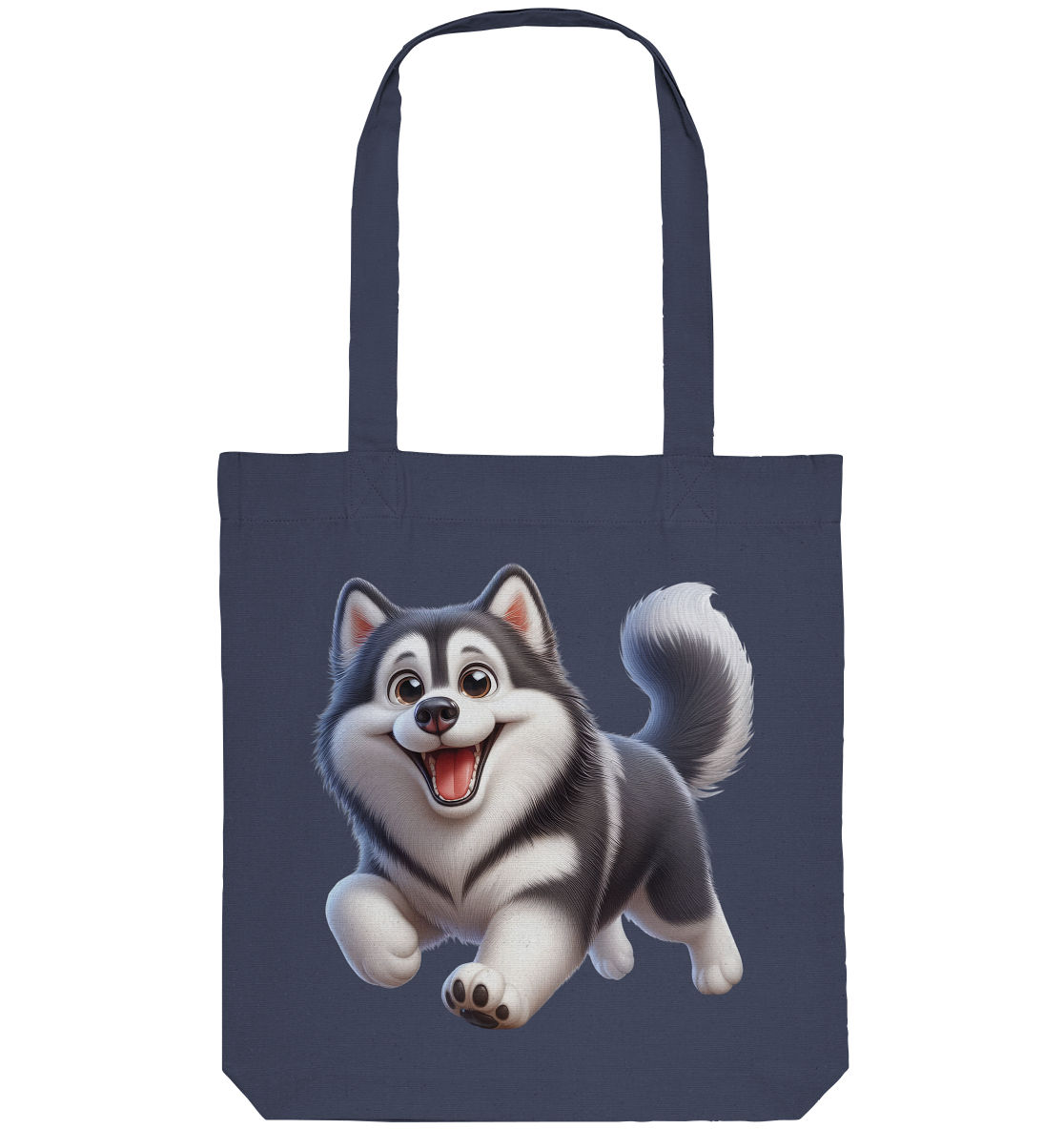 Husky Comic - personalisierbar - Organic Tote-Bag