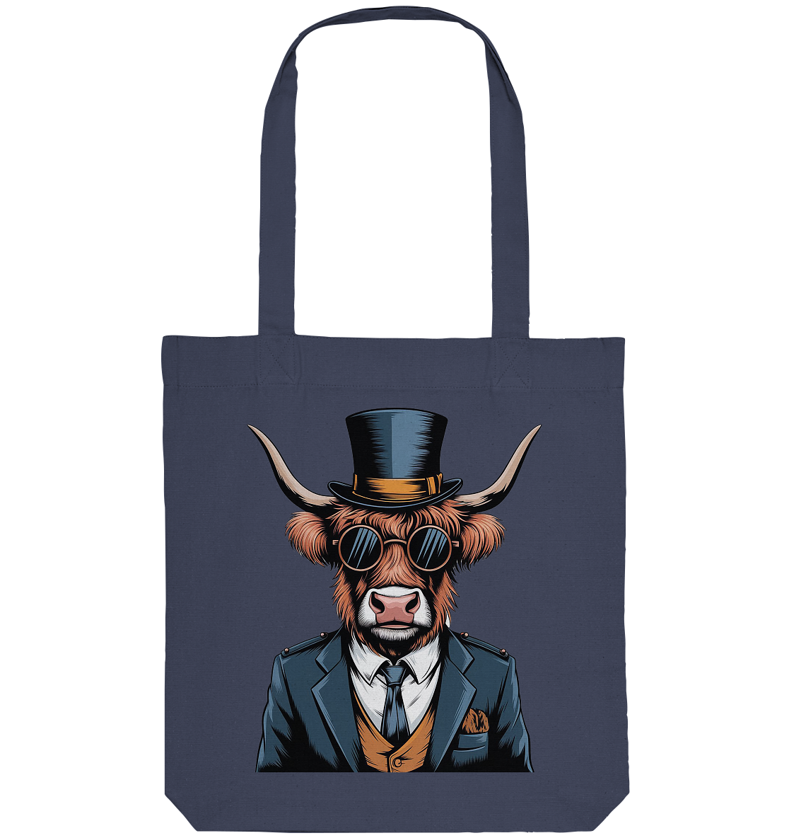 Highland Cow Steampunk - Organic Tote-Bag