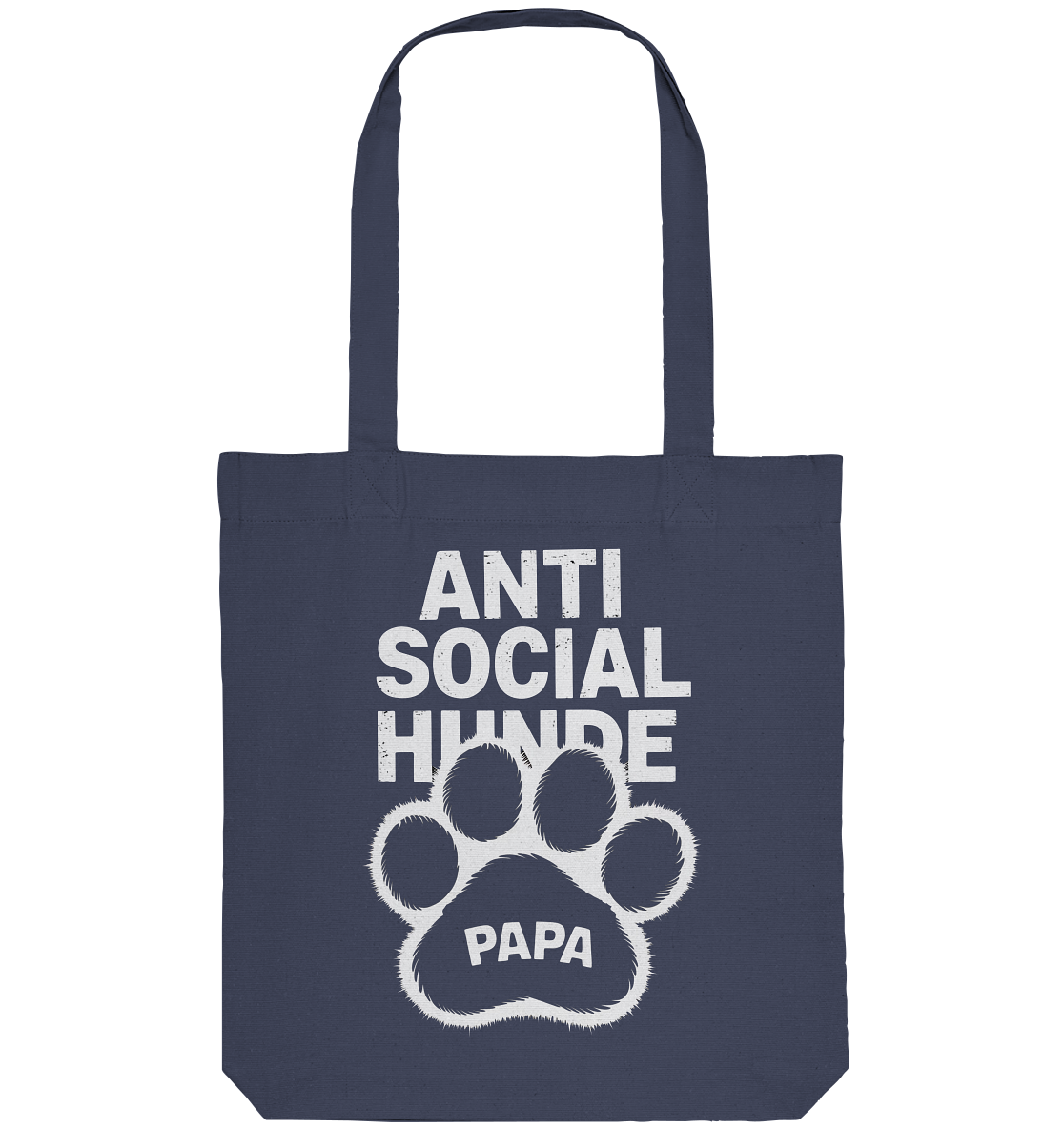 Anti Social Hunde Papa - Organic Tote-Bag