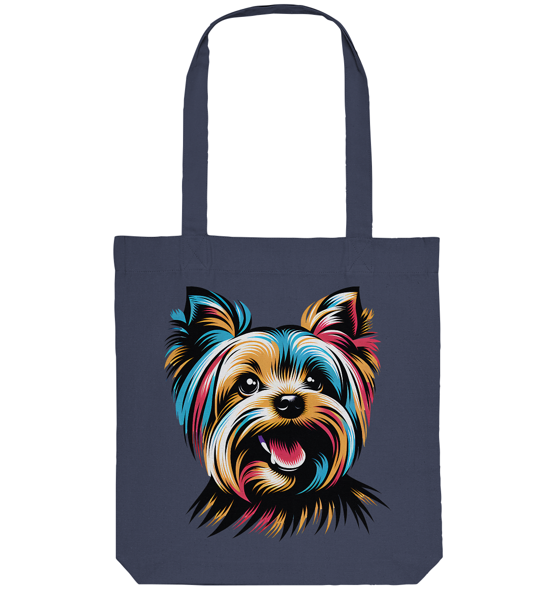 Yorkshire Terrier Pop Art - personalisierbar - Organic Tote-Bag