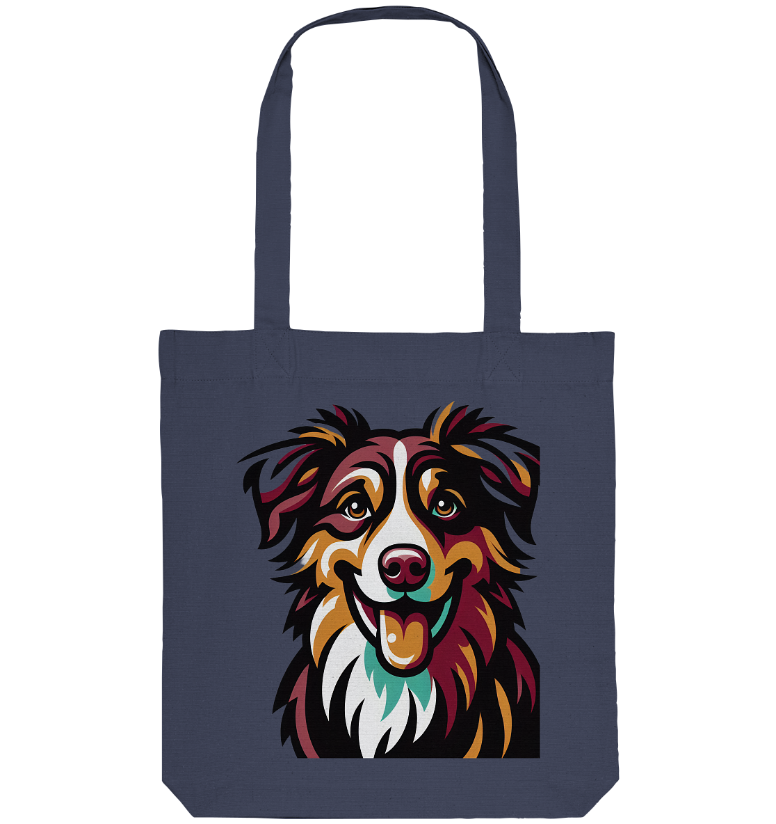 Australian Shepherd Hund - personalisierbar - Organic Tote-Bag