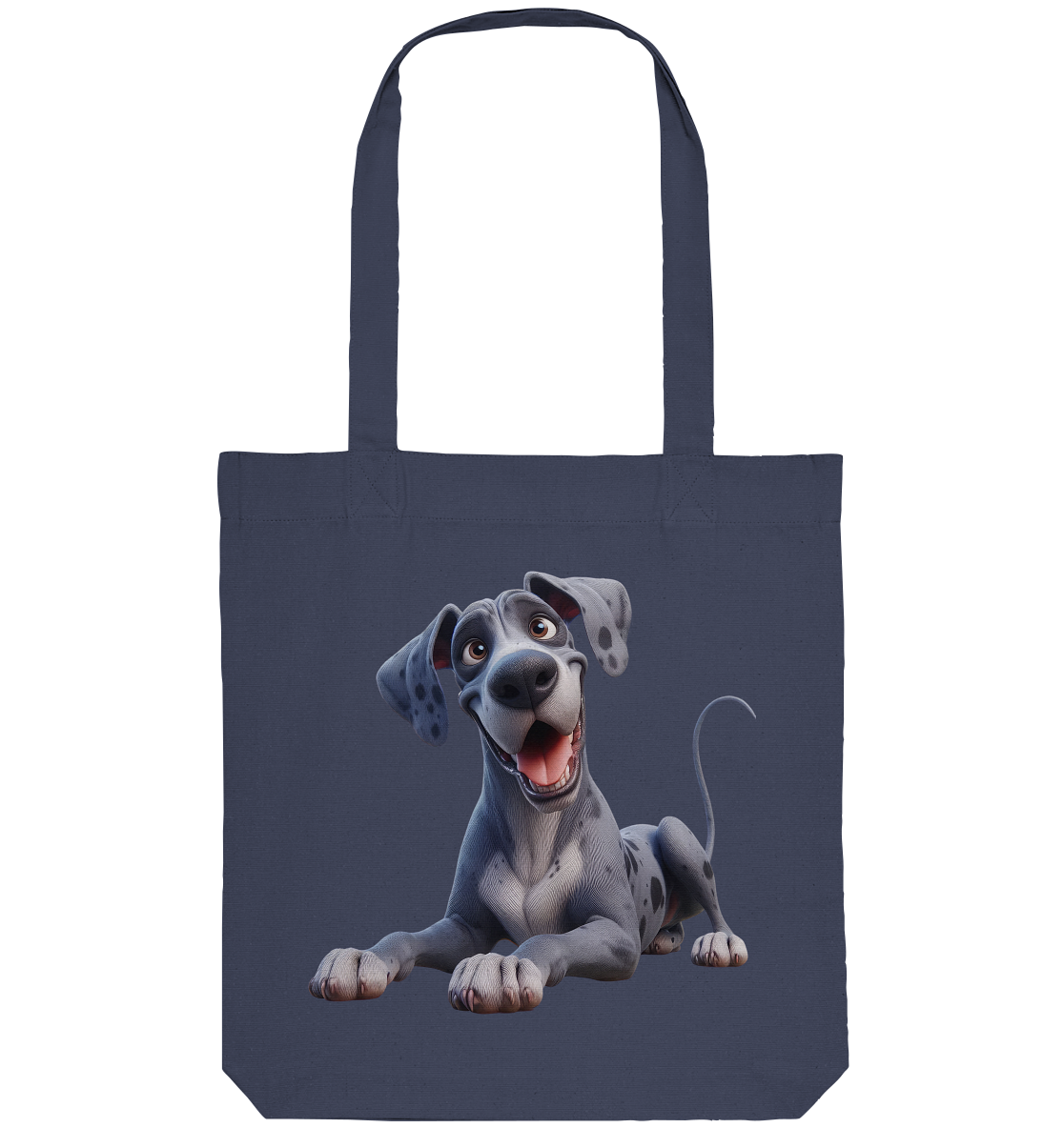 Dänische Dogge - personalisierbar - Organic Tote-Bag