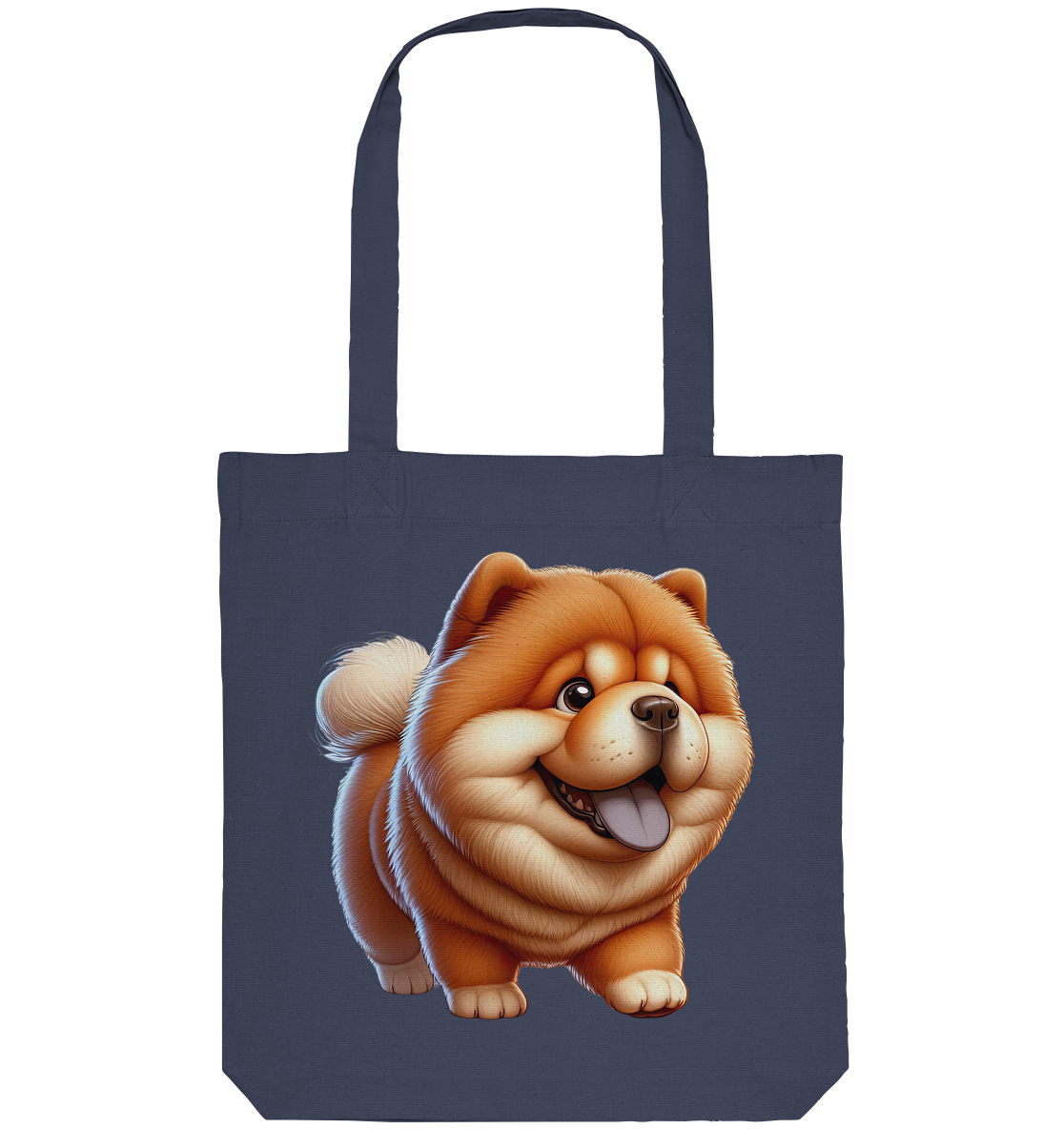 Chow Chow Cartoon Hund - personalisierbar - Organic Tote-Bag