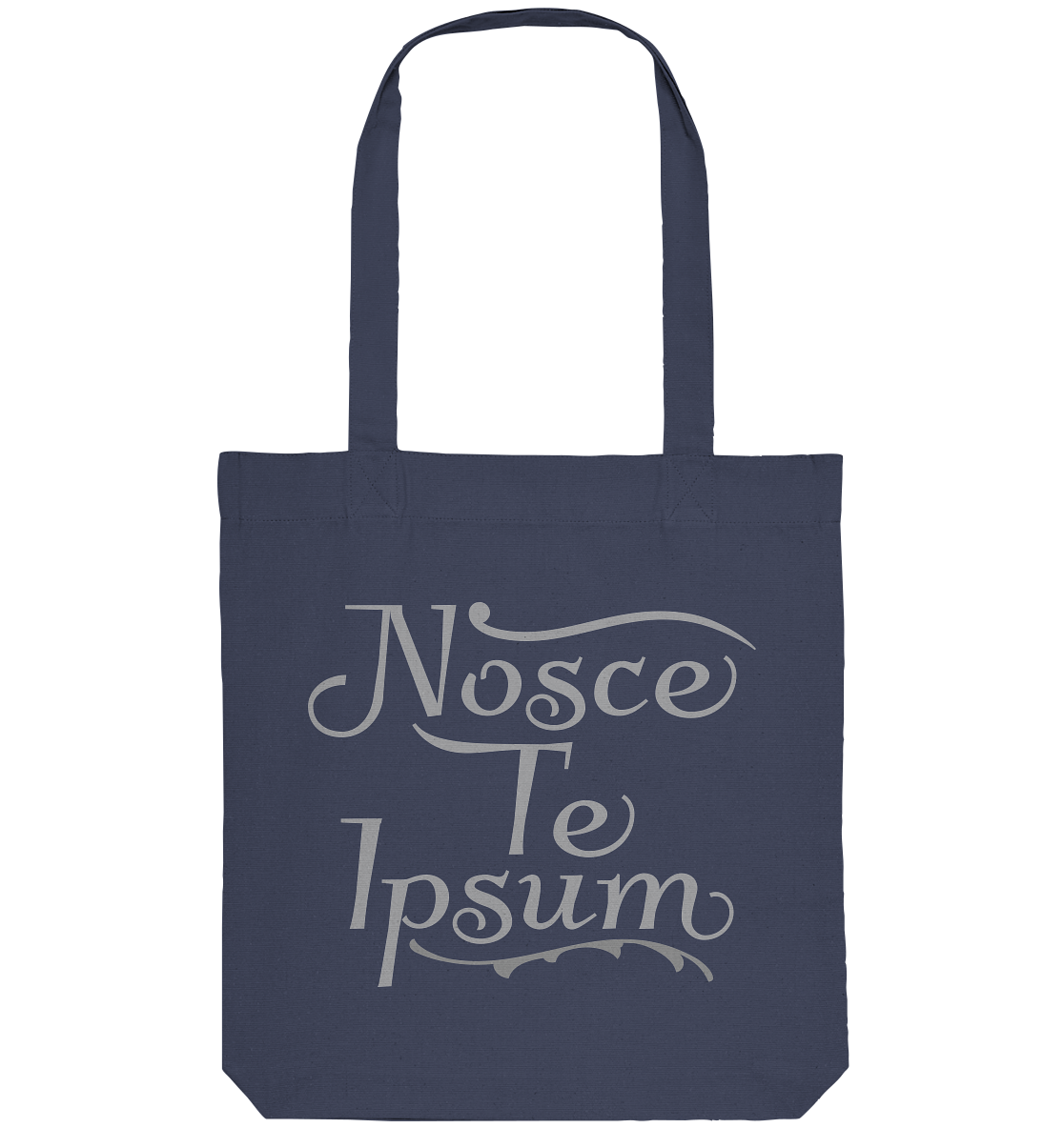 Nosce Te Ipsum – Erkenne dich selbst, Latein  - Organic Tote-Bag
