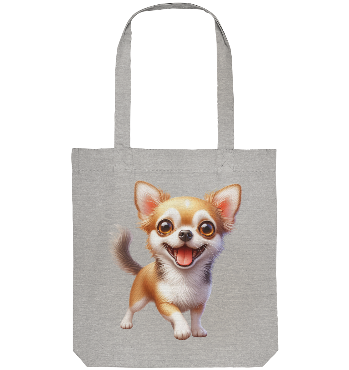 Chihuahua Cartoon - personalisierbar - Organic Tote-Bag