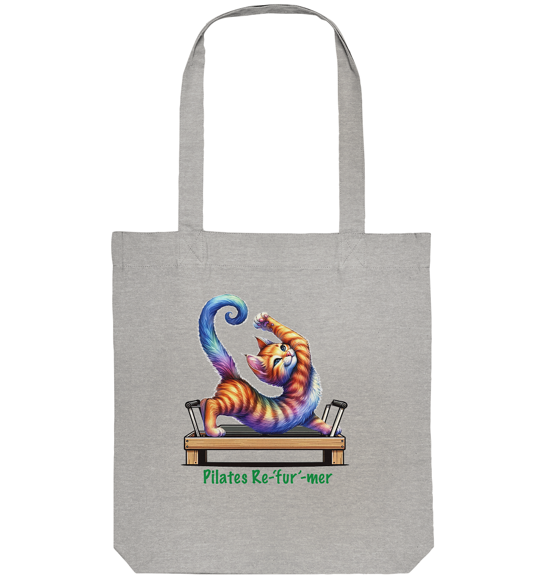 Pilates Reformer Re-fur-mer Katze lustig - Organic Tote-Bag