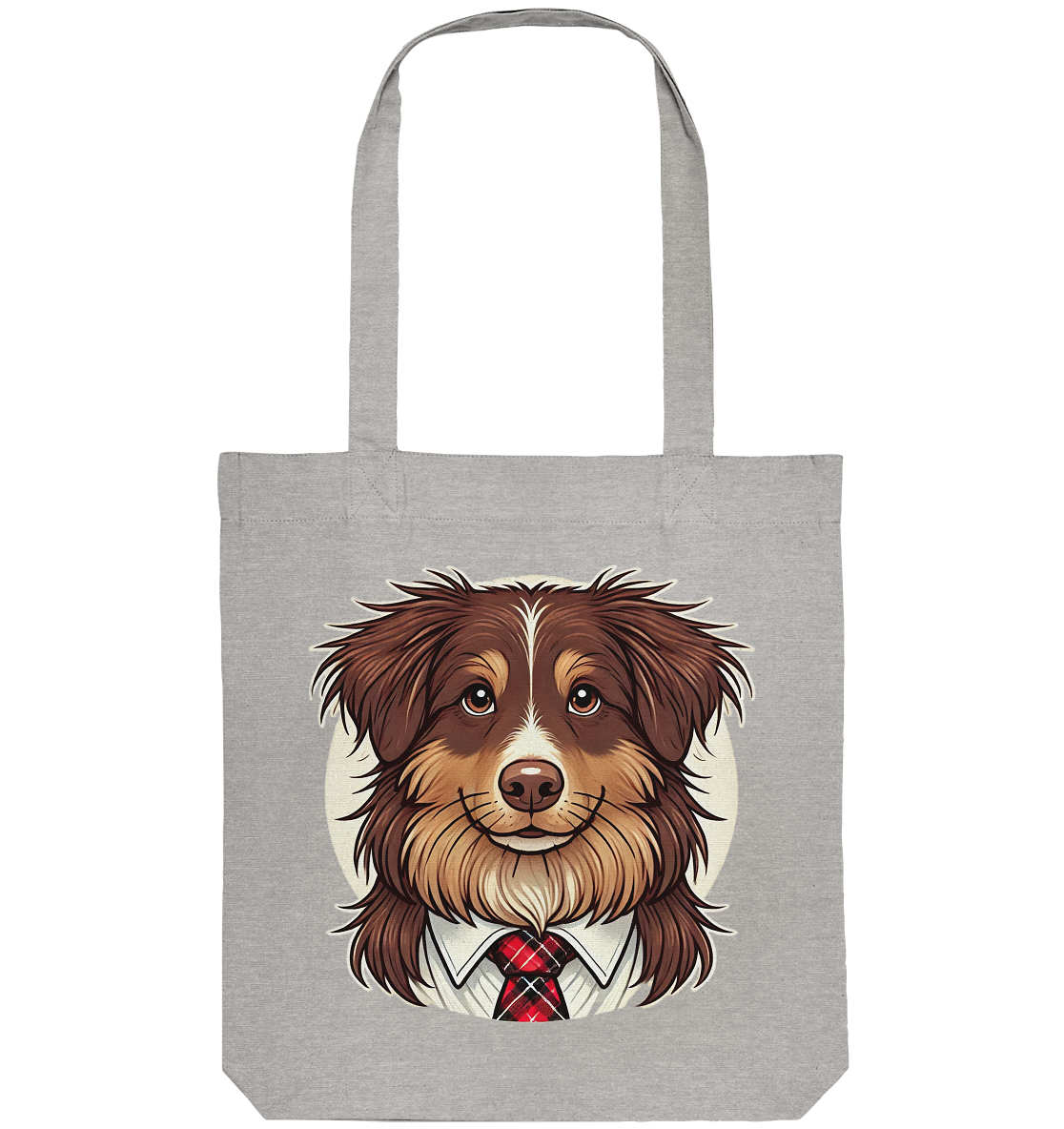 Cartoon Australian Shepherd  - Organic Tote-Bag